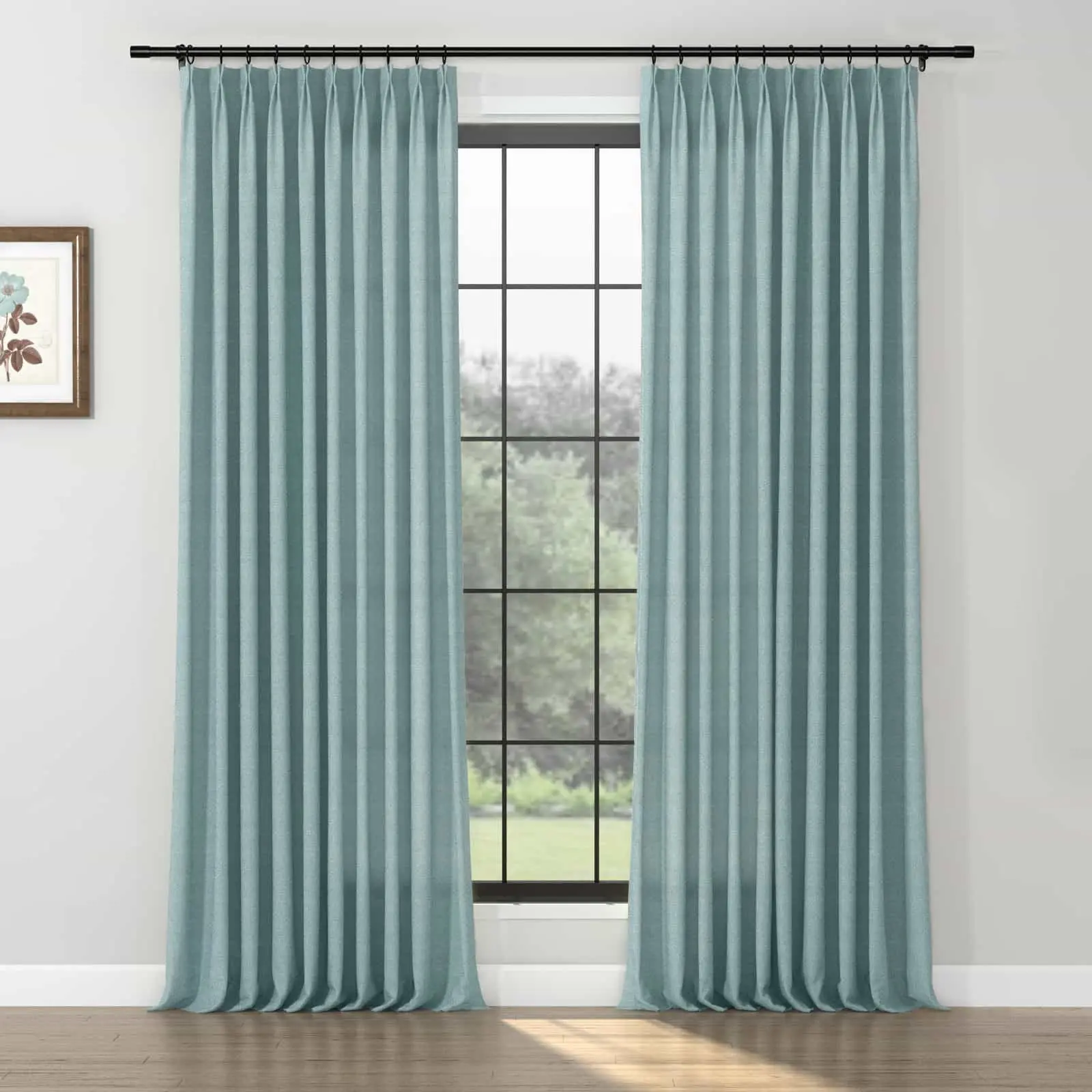 Karin Pure Wool Curtain Pleated - Image 47