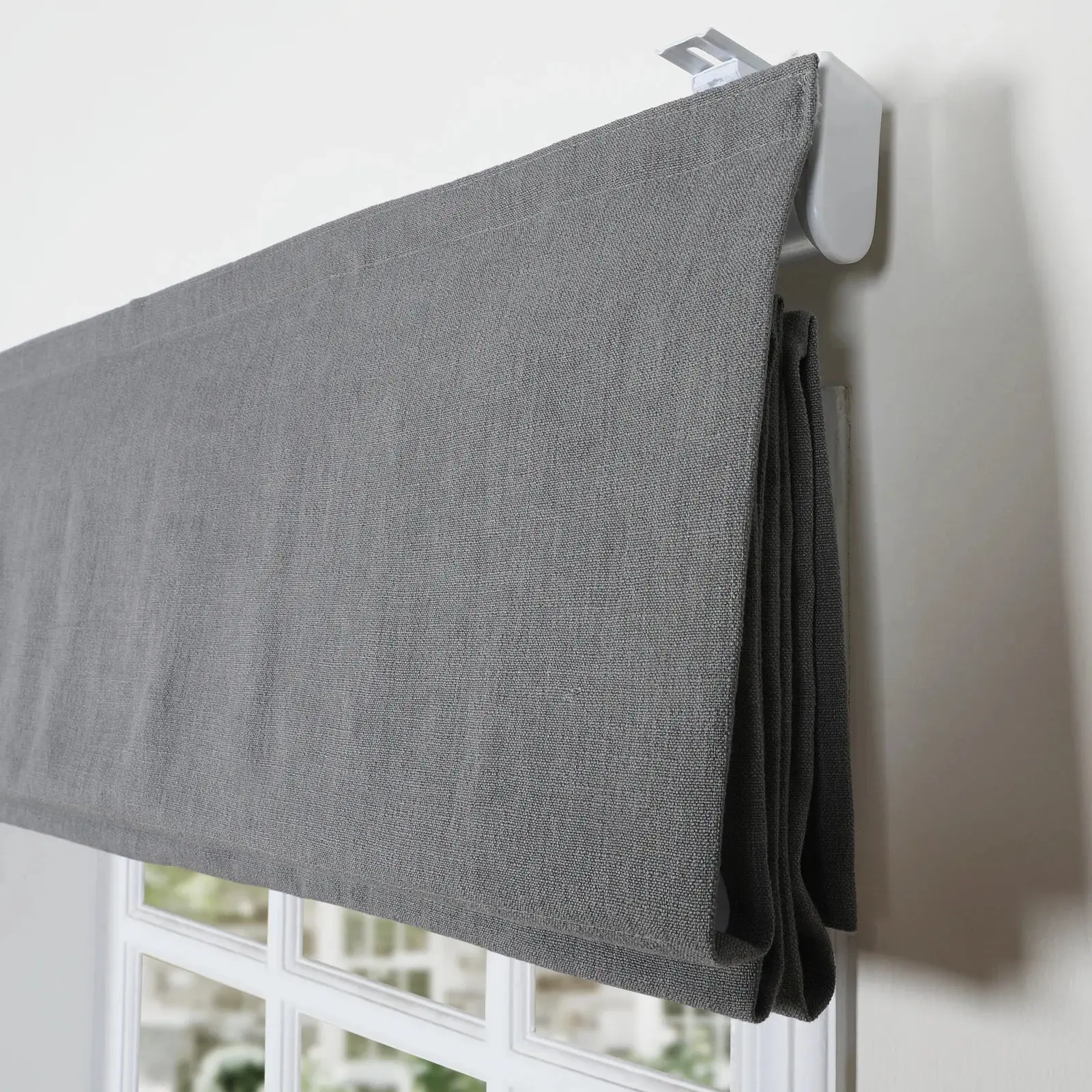 Karin Pure Wool Roman Shade Cordless - Image 5