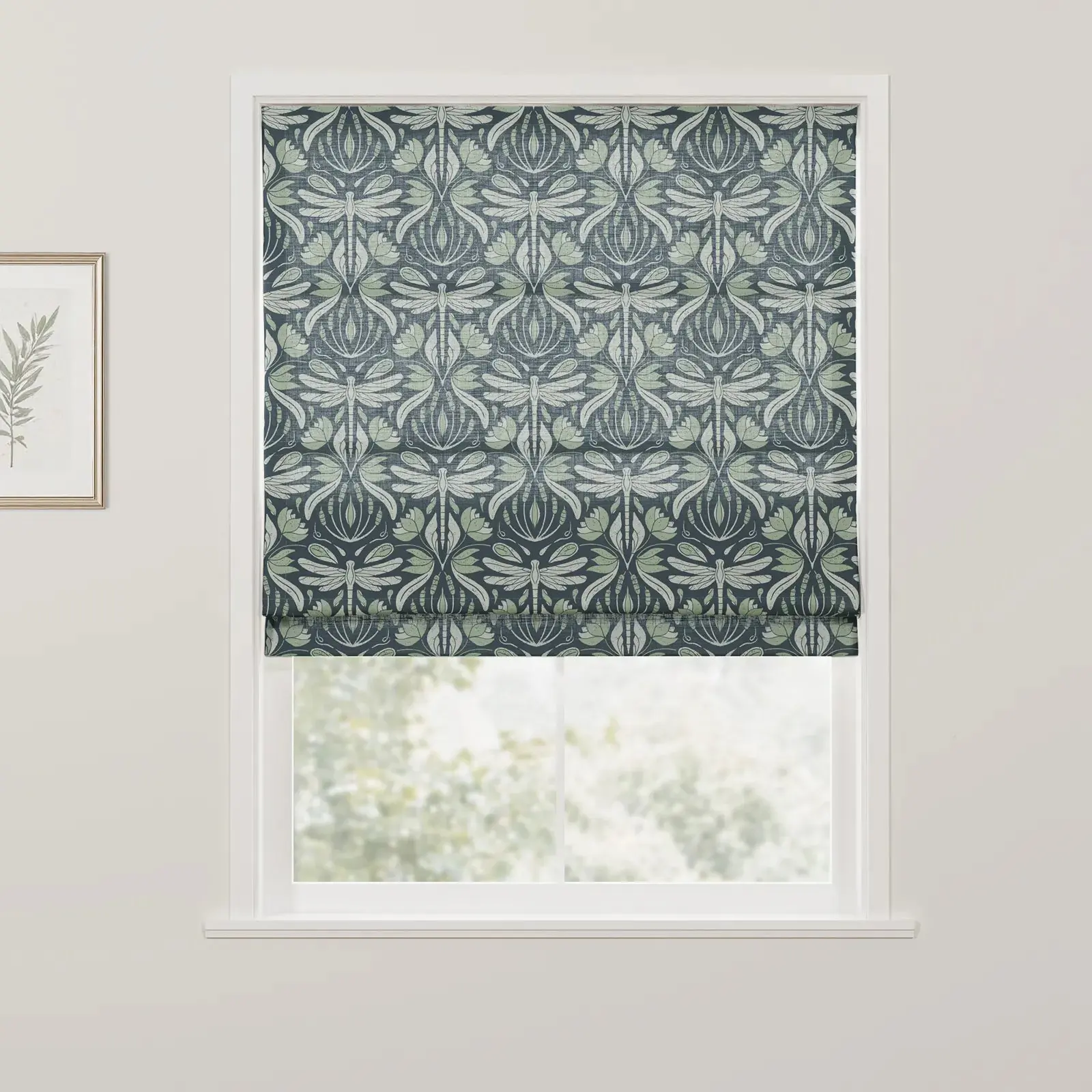 Kate Frost Cotton Roman Shade Cordless - Image 9