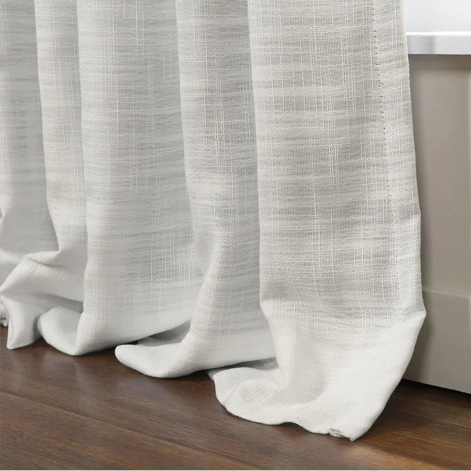 Kyla Extra Long Linen Ceiling to Floor Curtains Pleated - Image 113