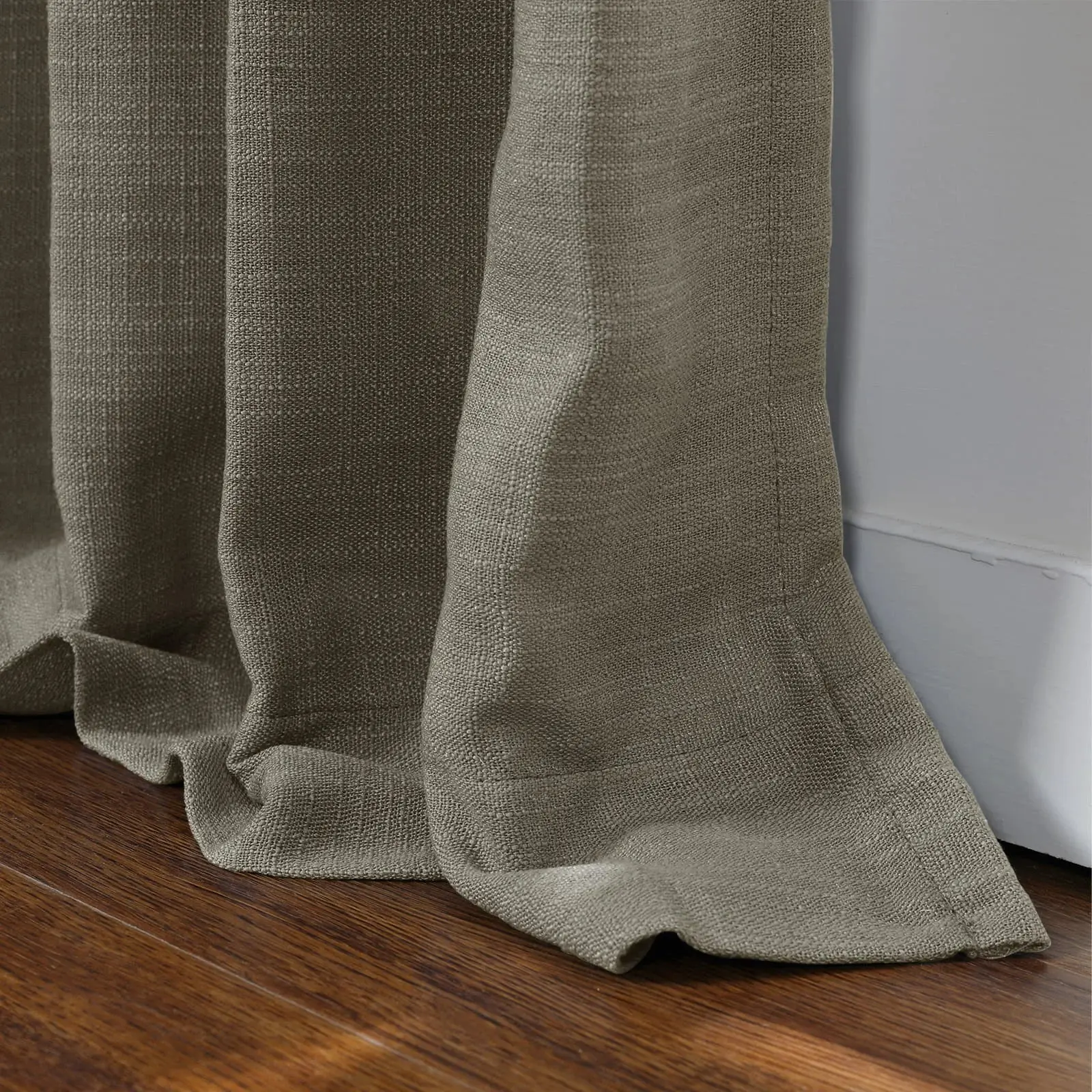 Kyla Extra Long Linen Ceiling to Floor Curtains Pleated - Image 117