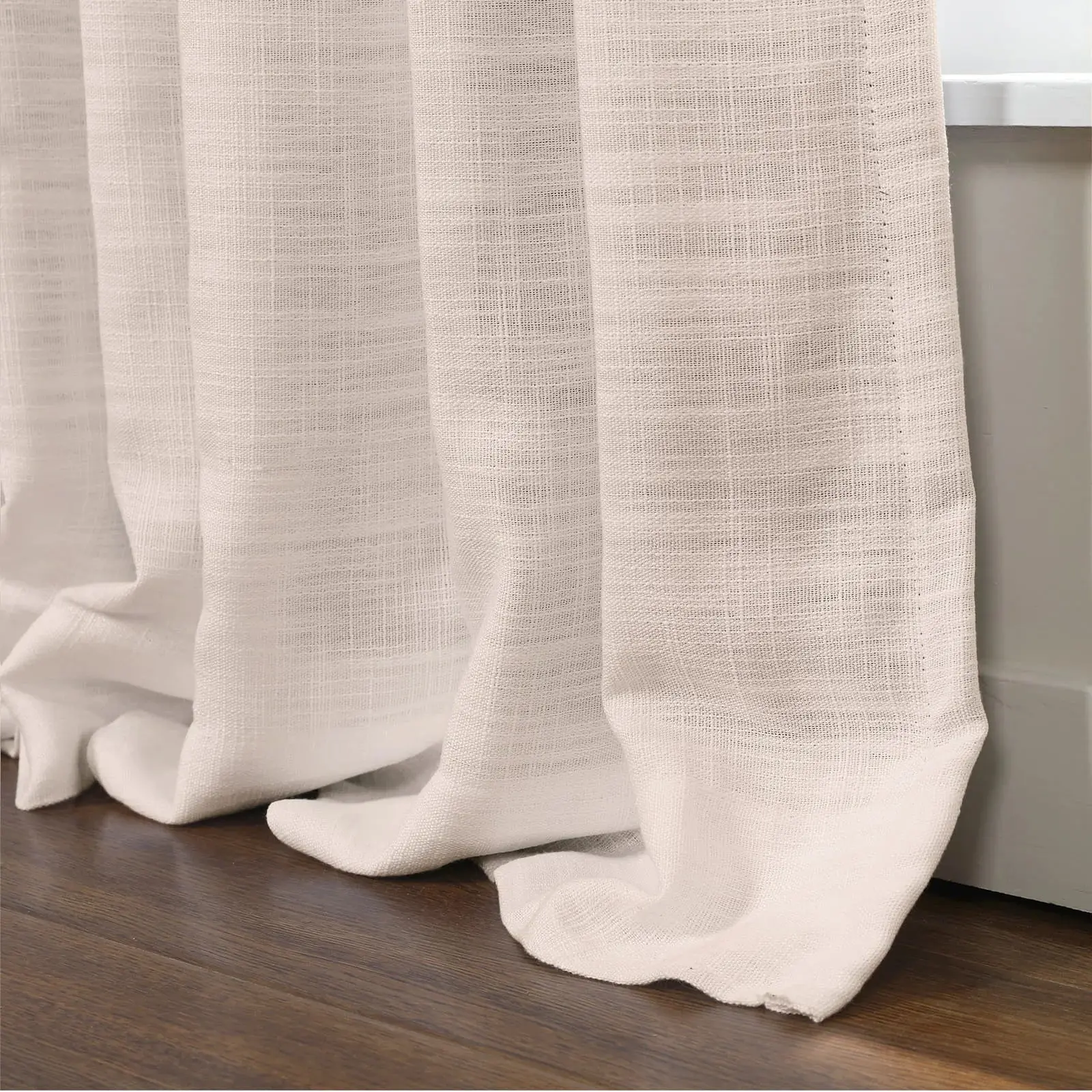 Kyla Extra Long Linen Ceiling to Floor Curtains Pleated - Image 129