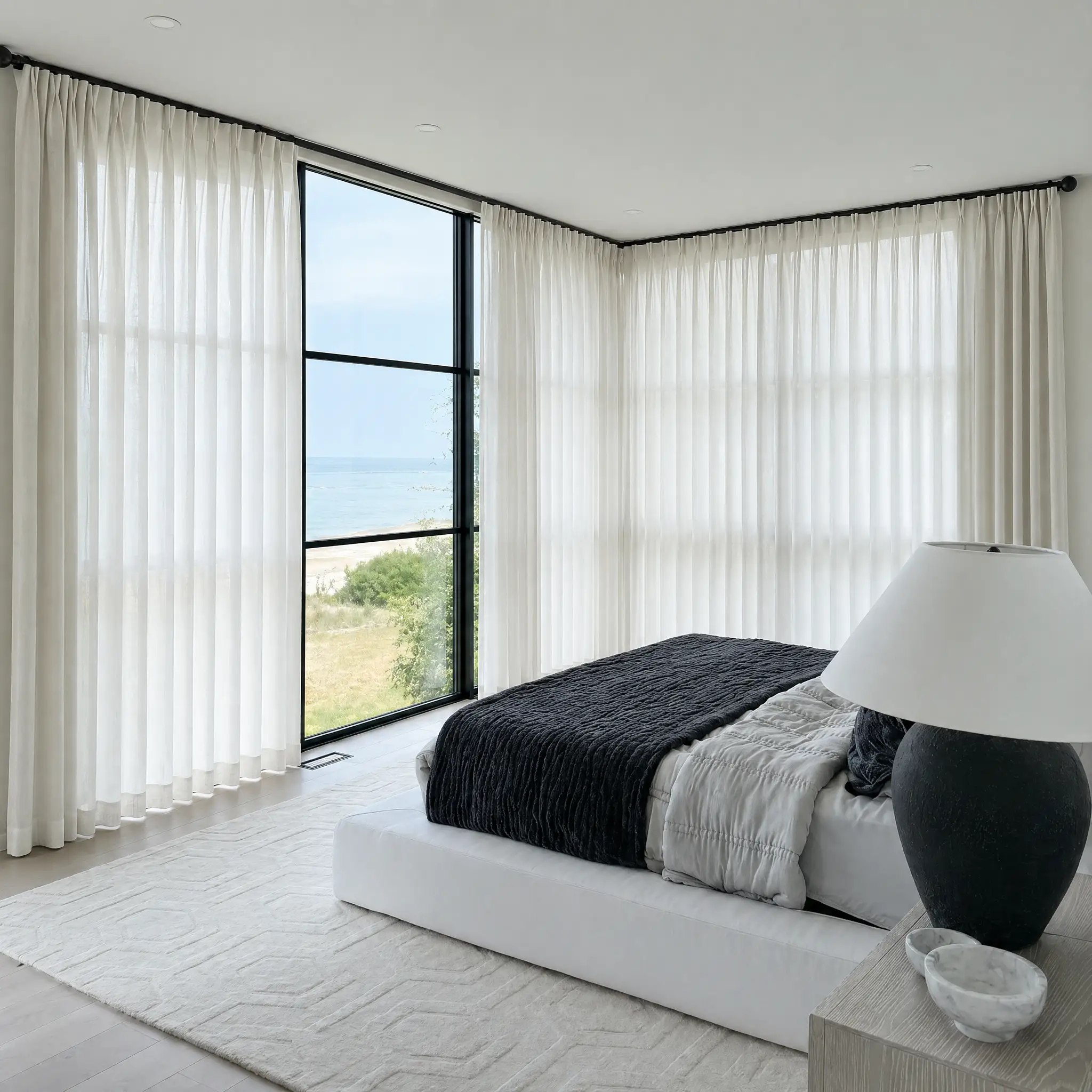 Kyla Linen Extra Wide Window Curtain Panels - Image 5