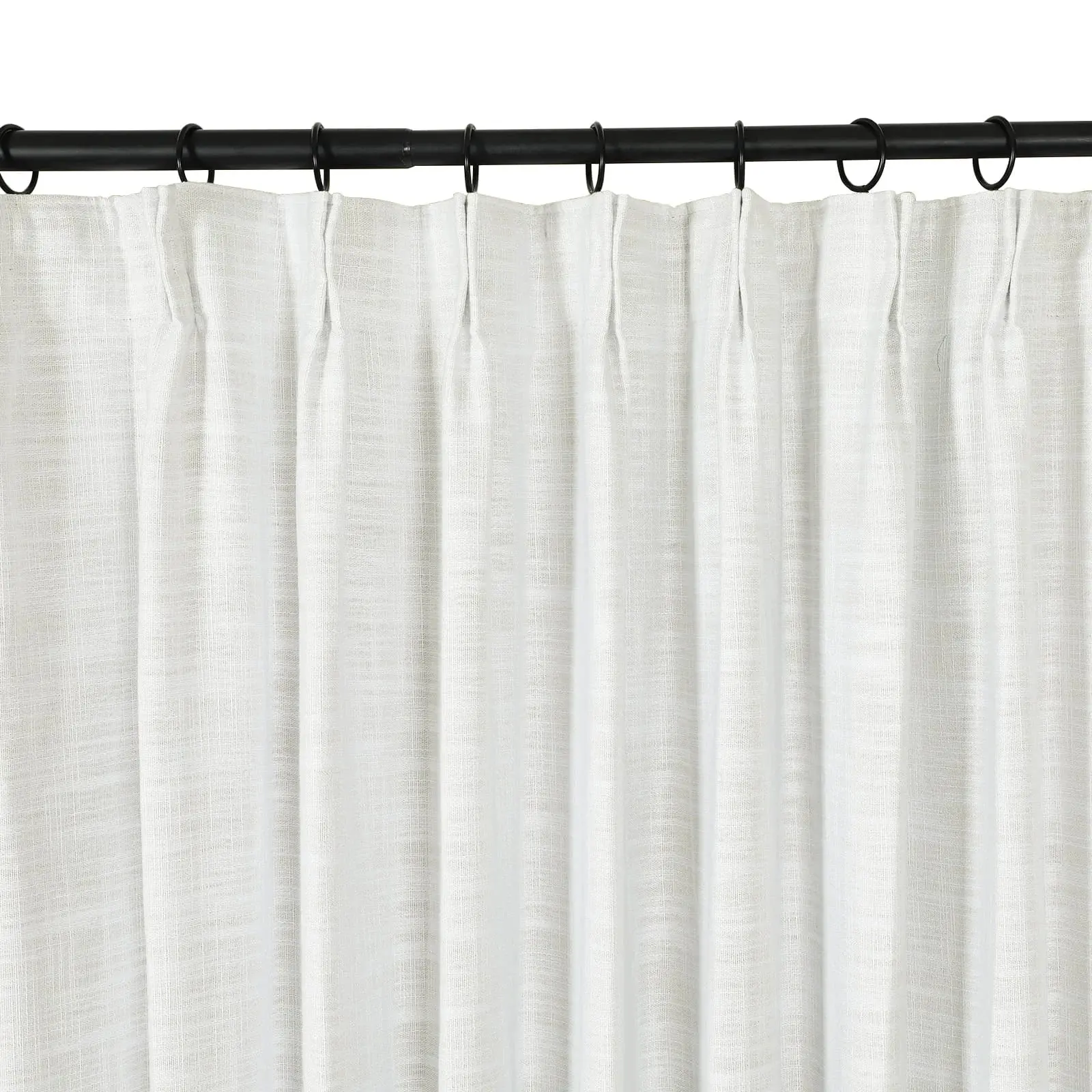Kyla Extra Long Linen Ceiling to Floor Curtains Pleated - Image 47