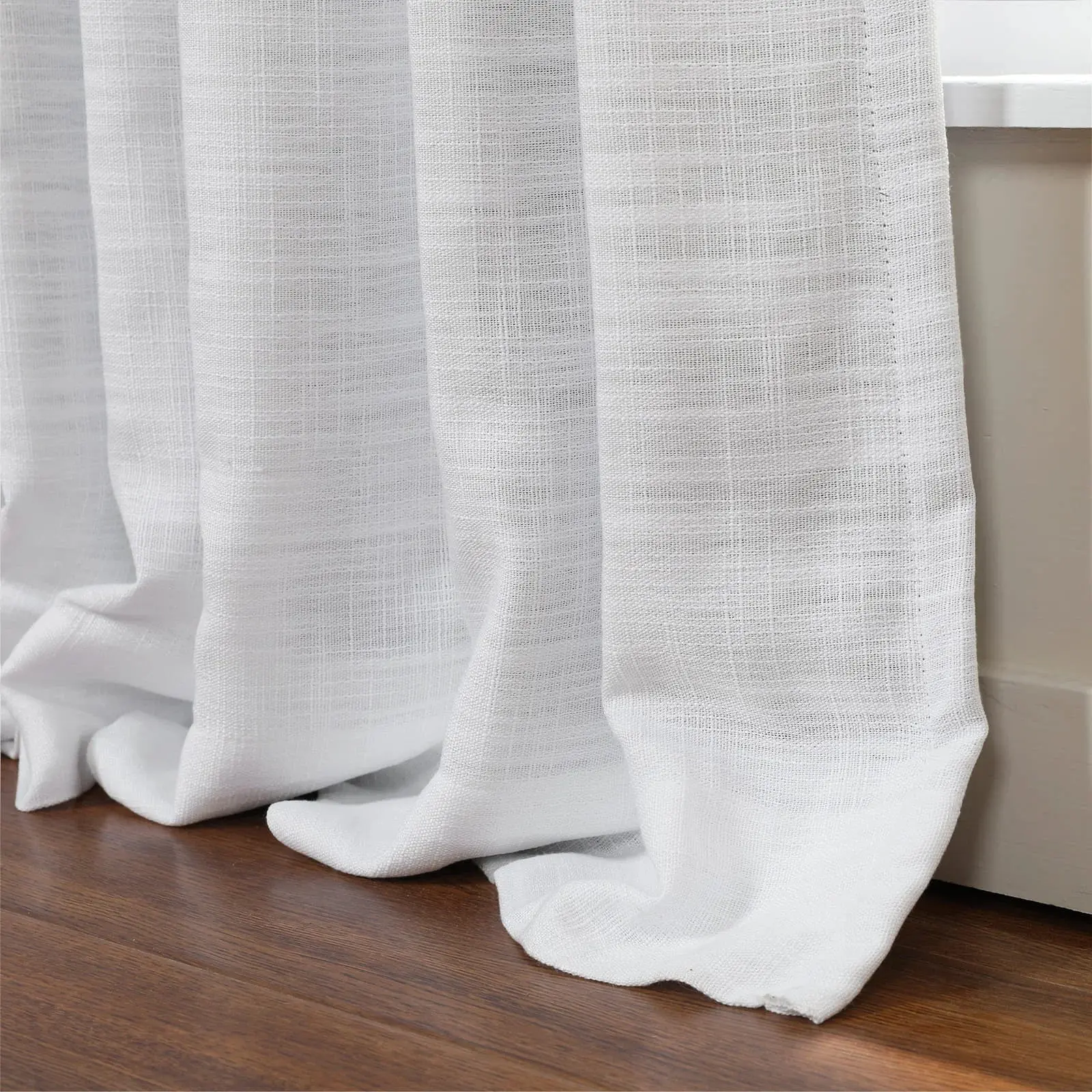 Kyla Extra Long Linen Ceiling to Floor Curtains Pleated - Image 53