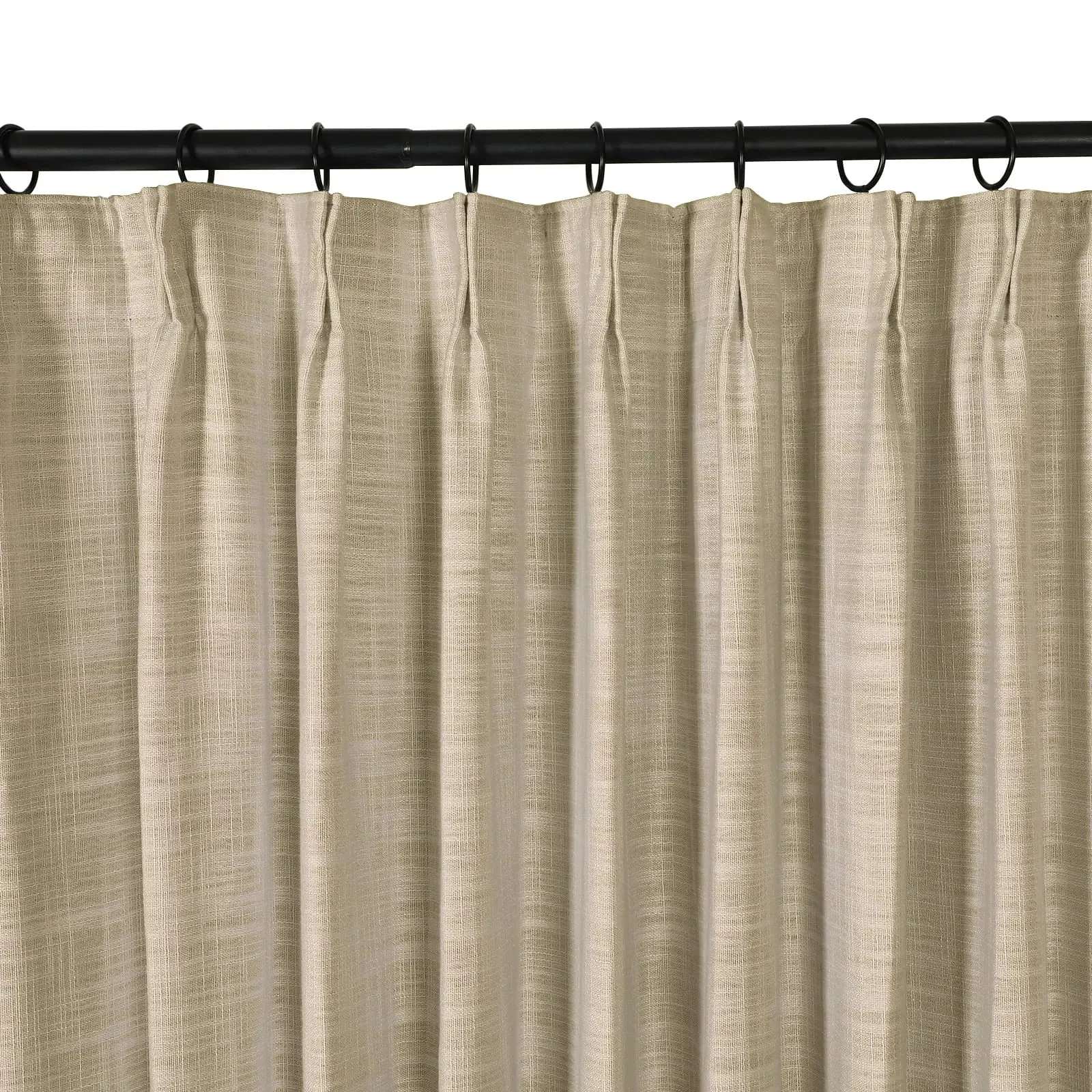 Kyla Extra Long Linen Ceiling to Floor Curtains Pleated - Image 77