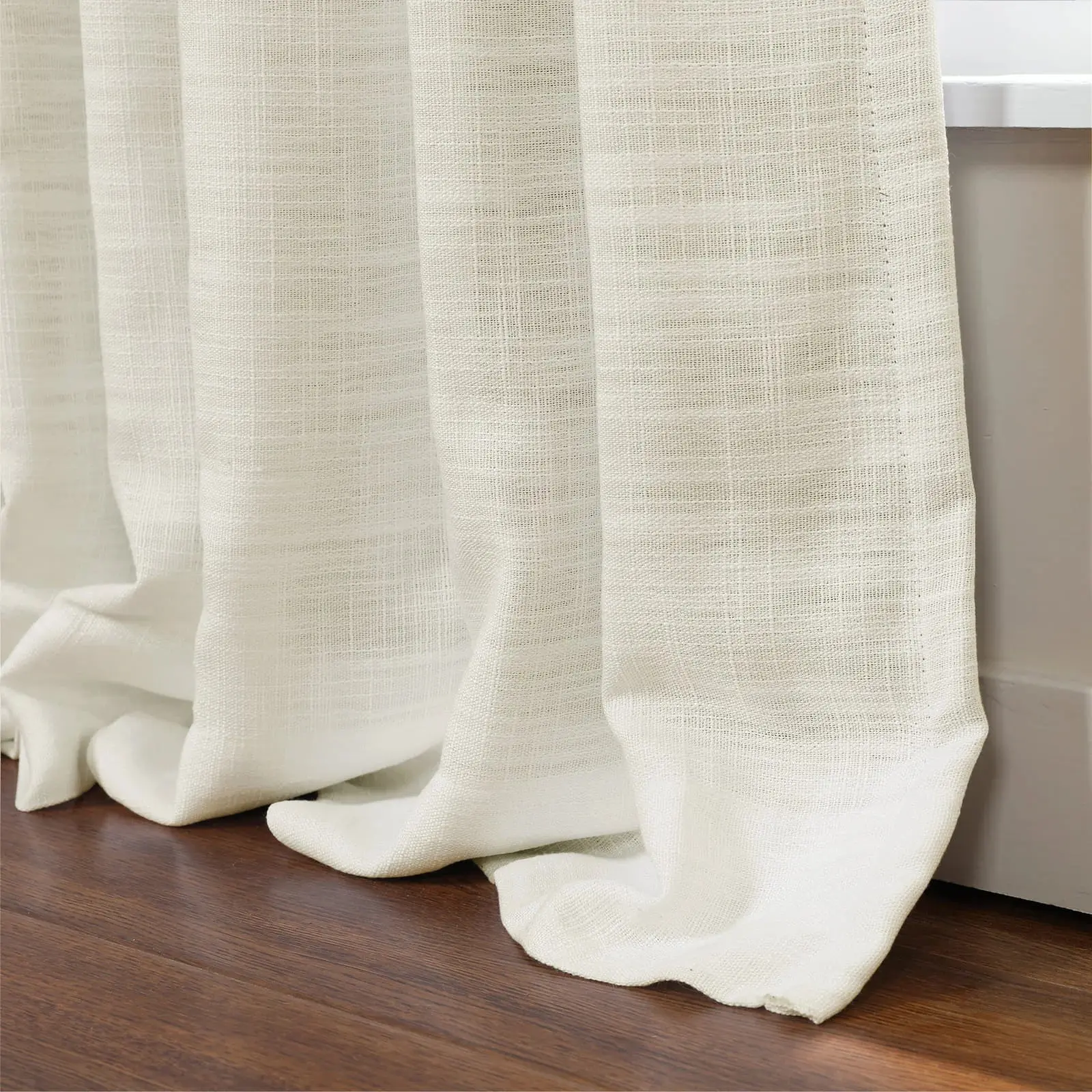 Kyla Extra Long Linen Ceiling to Floor Curtains Pleated - Image 82