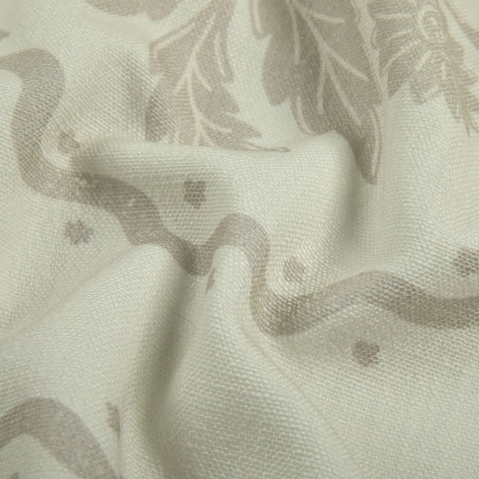 Leah Berin Garden Botanical Cotton Print Drapery Pleated - Image 34
