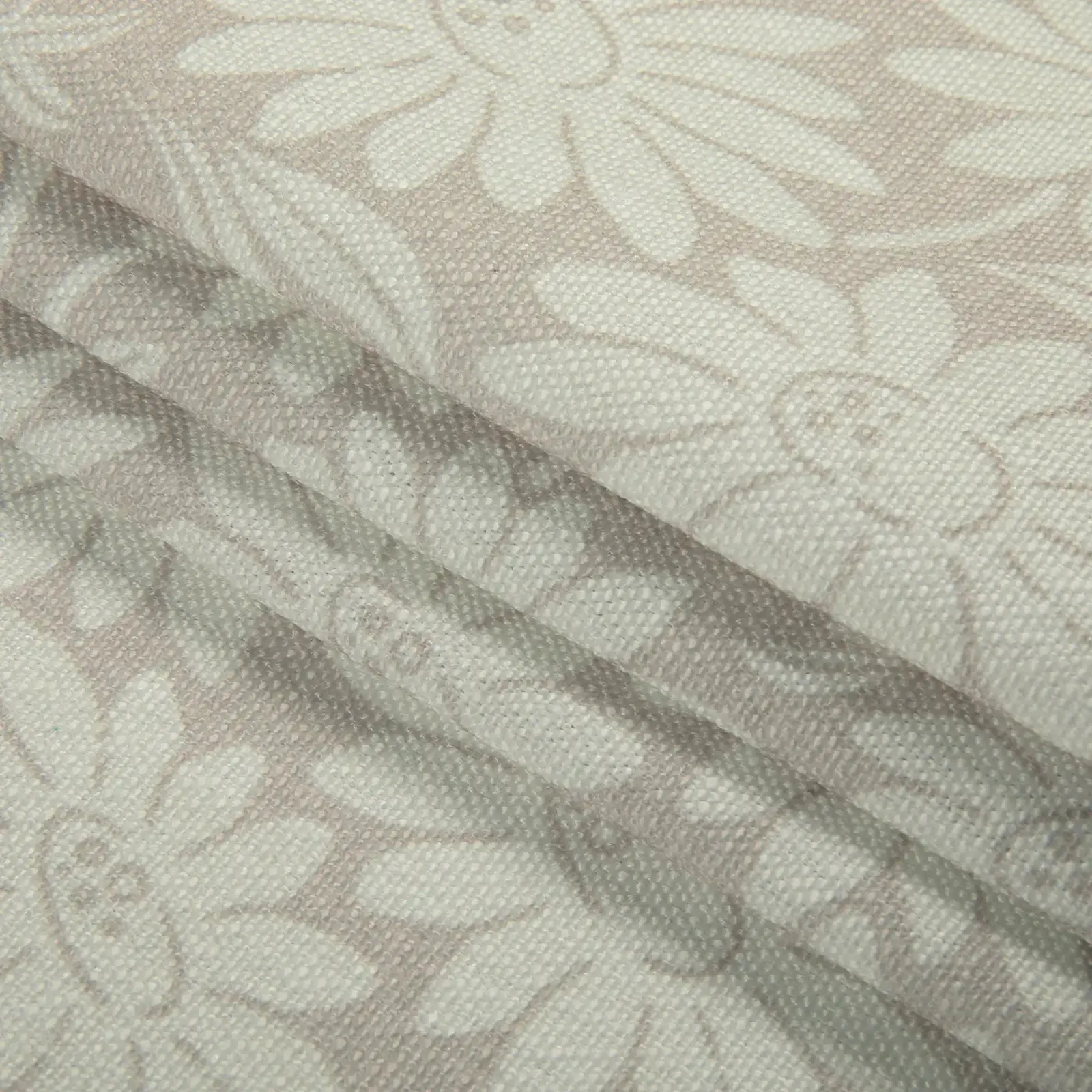 Leah Berin Garden Botanical Cotton Print Drapery Pleated - Image 14