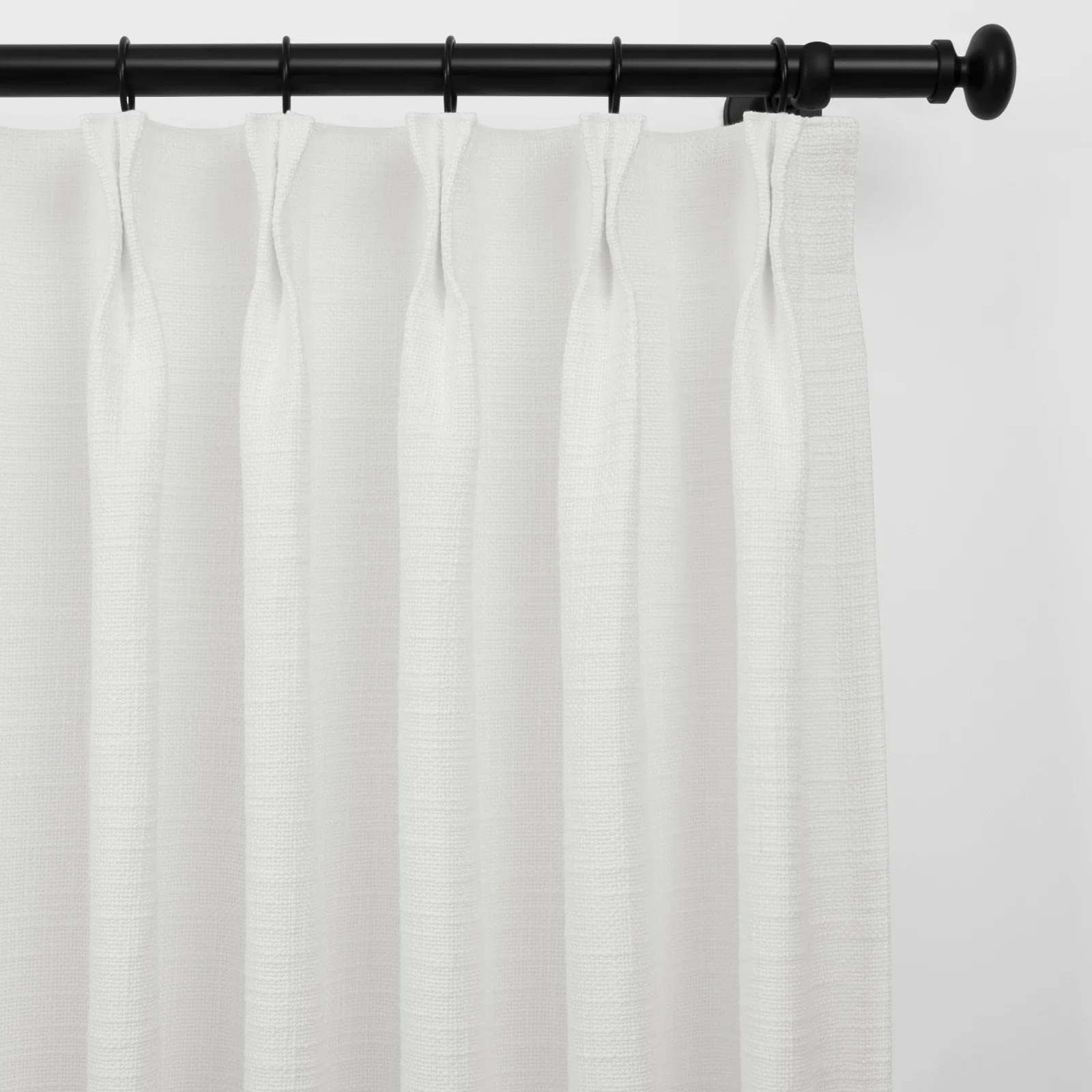 Leni Slub Linen Cotton Curtain Pleated - Image 16