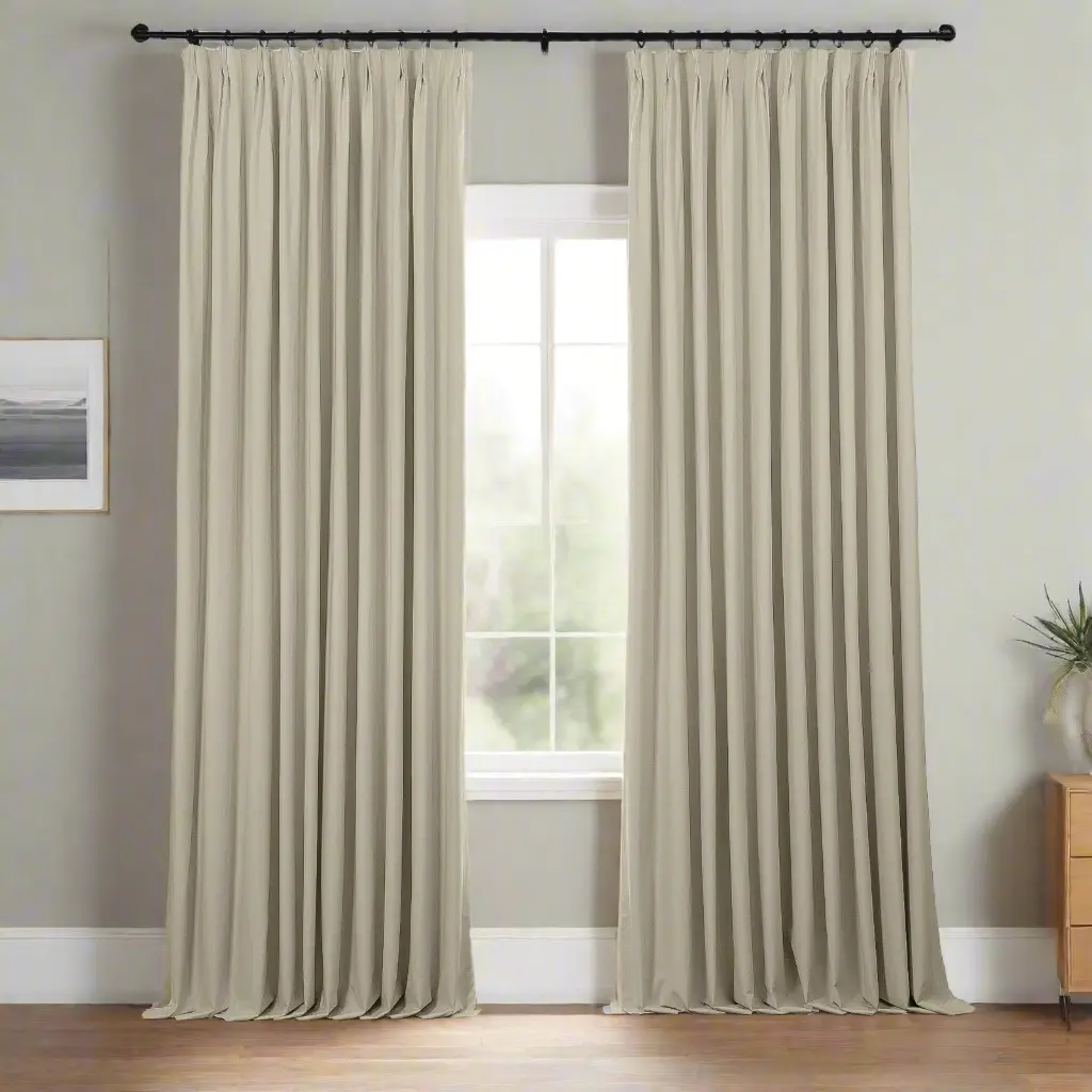 Lila 100% Blackout Drape Pleated - Image 16
