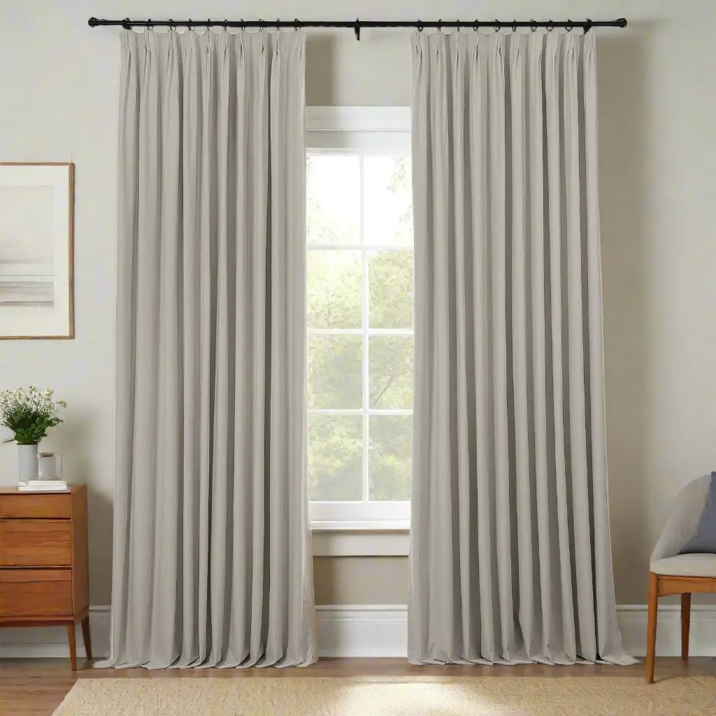 Lila 100% Blackout Drape Pleated - Image 18