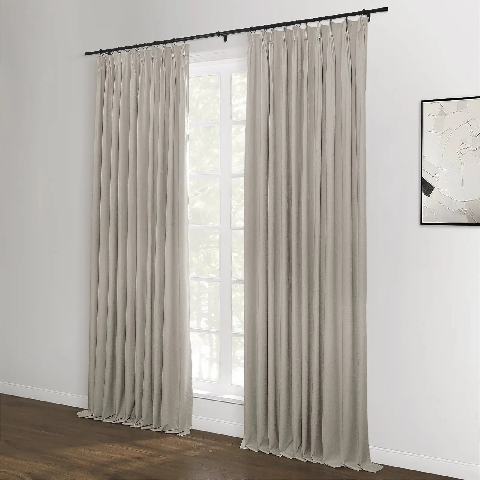Lila 100% Blackout Drape Pleated - Image 19