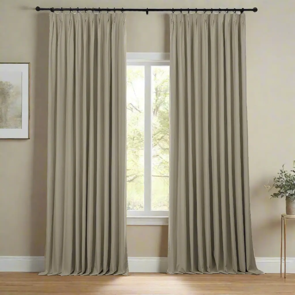 Lila 100% Blackout Drape Pleated - Image 20