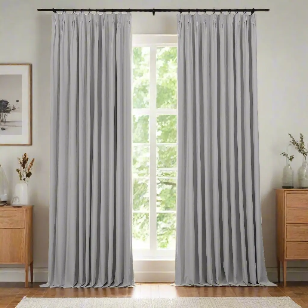 Lila 100% Blackout Drape Pleated - Image 22