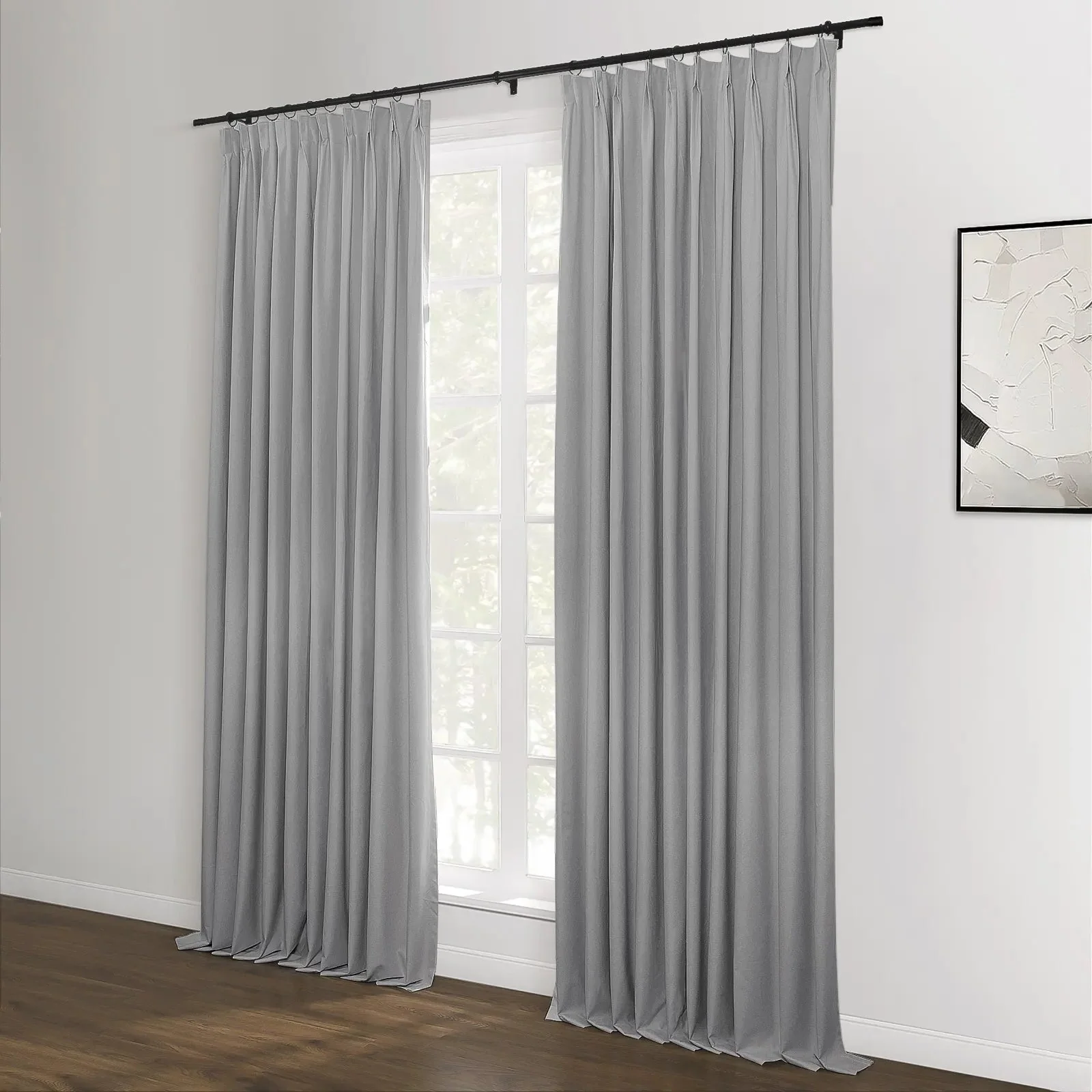 Lila 100% Blackout Drape Pleated - Image 25