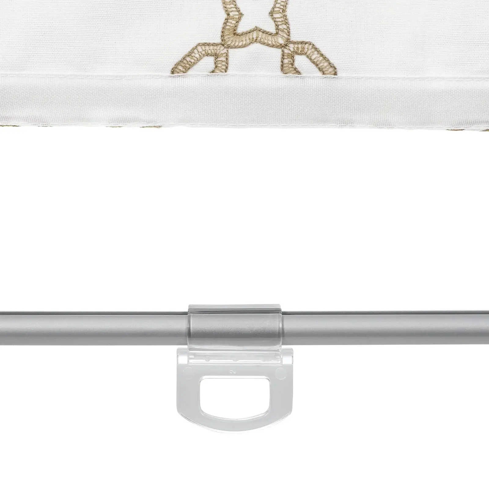 Linnea Linen Cotton Embroidered Roman Shade Cordless - Image 127