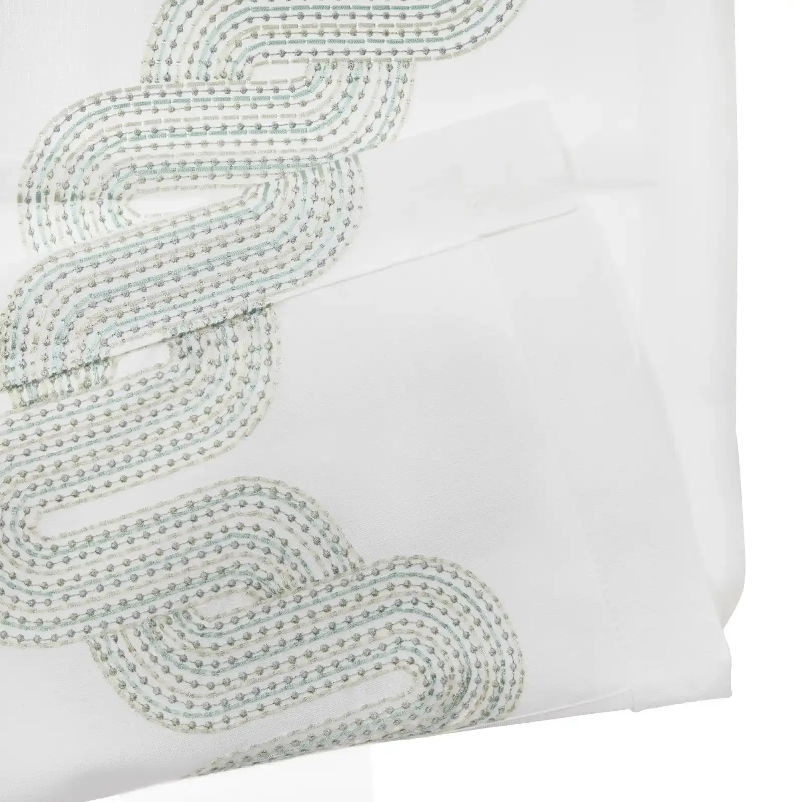 Linnea Linen Cotton Embroidered Roman Shade Cordless - Image 71