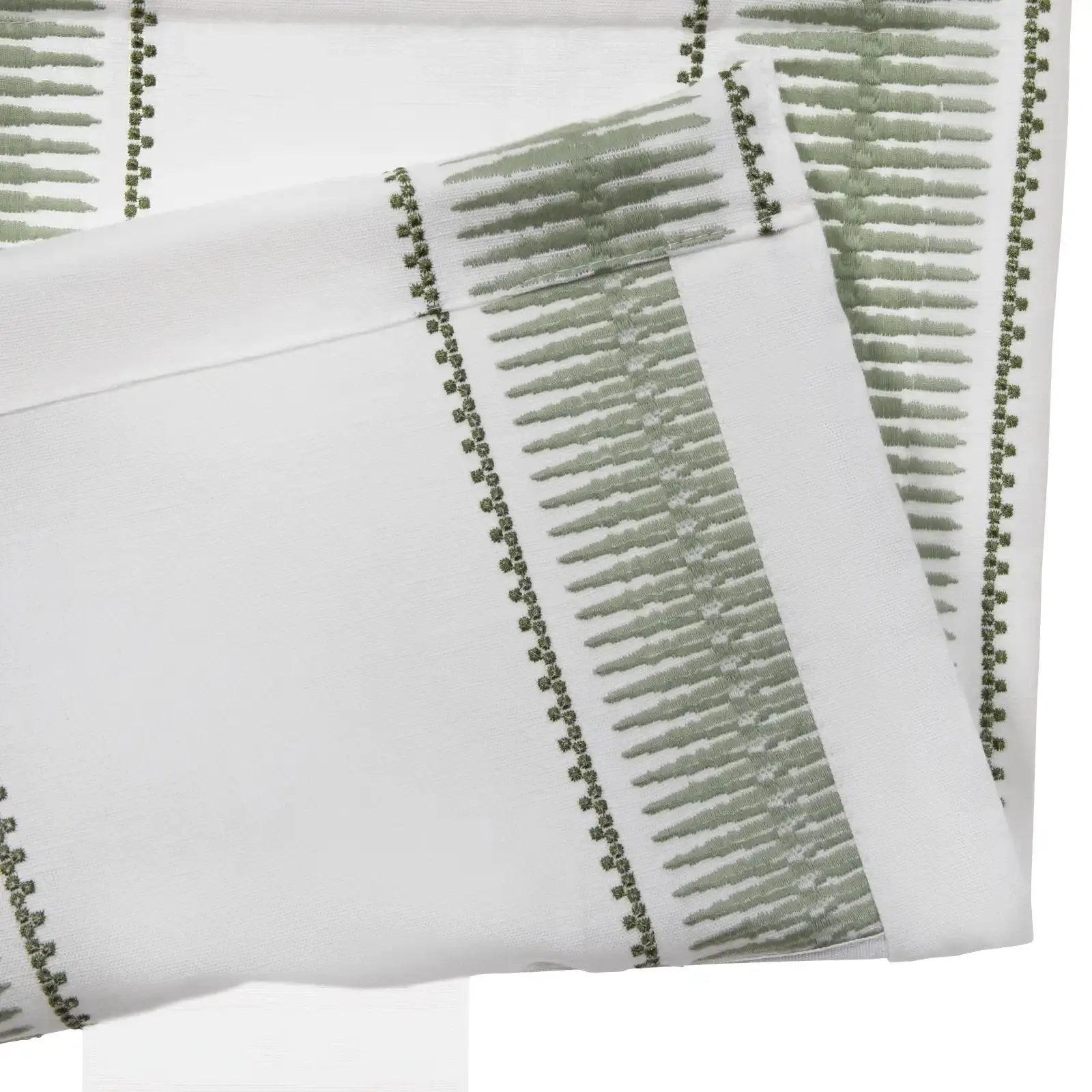 Linnea Linen Cotton Embroidered Roman Shade Cordless - Image 96