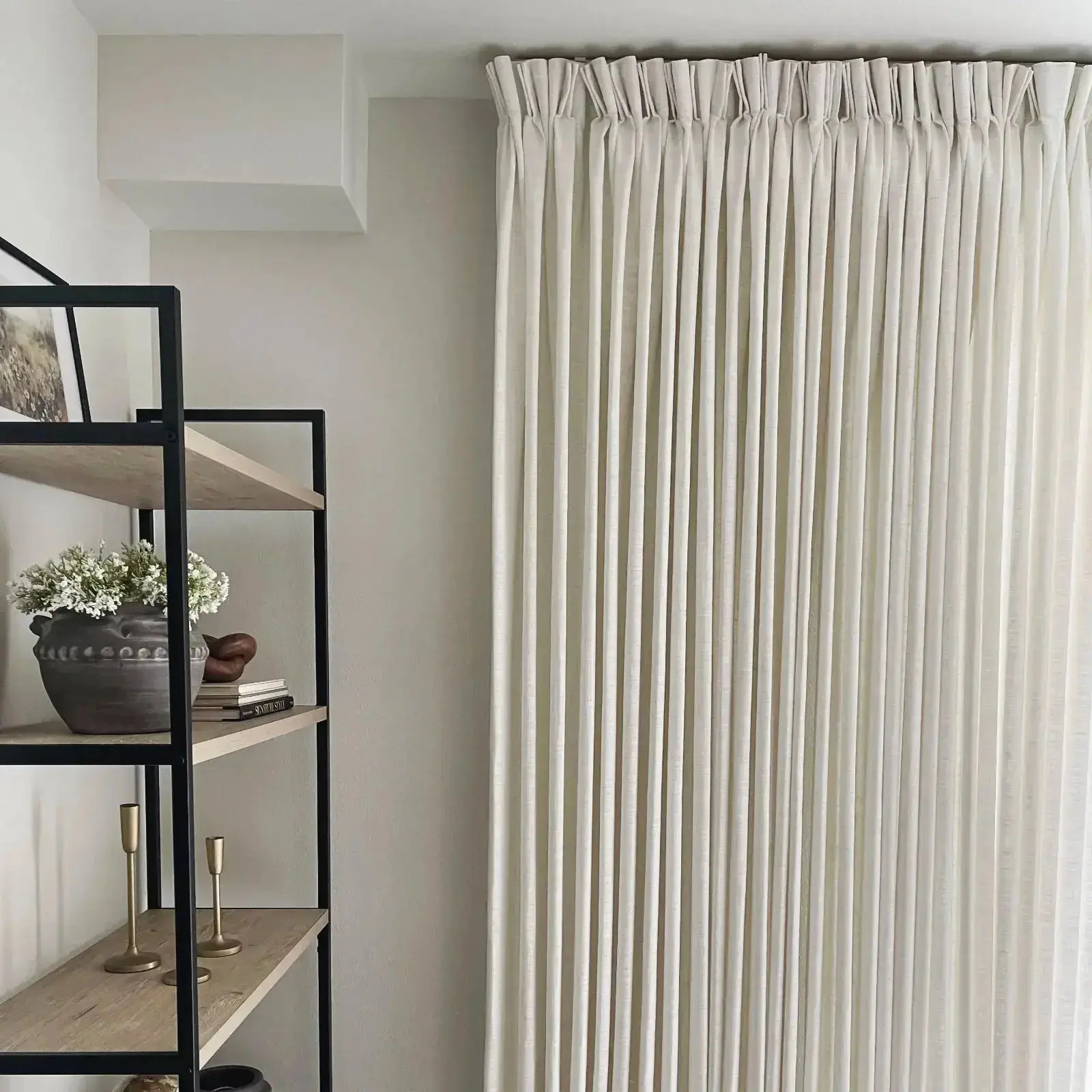 Liz Linen Blackout Curtains Pleated Drapery - Image 13