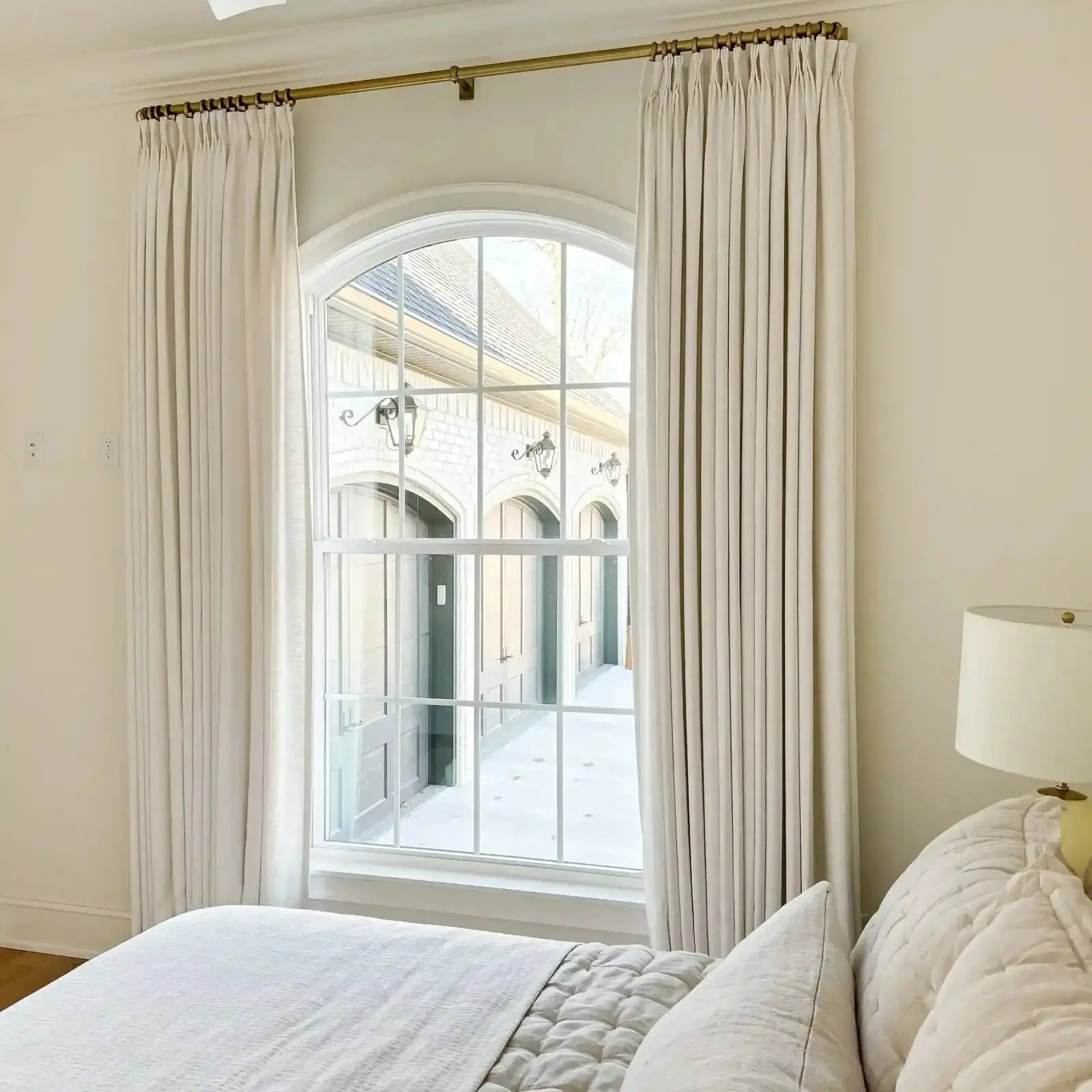 Liz Linen Blackout Curtains Pleated Drapery - Image 9