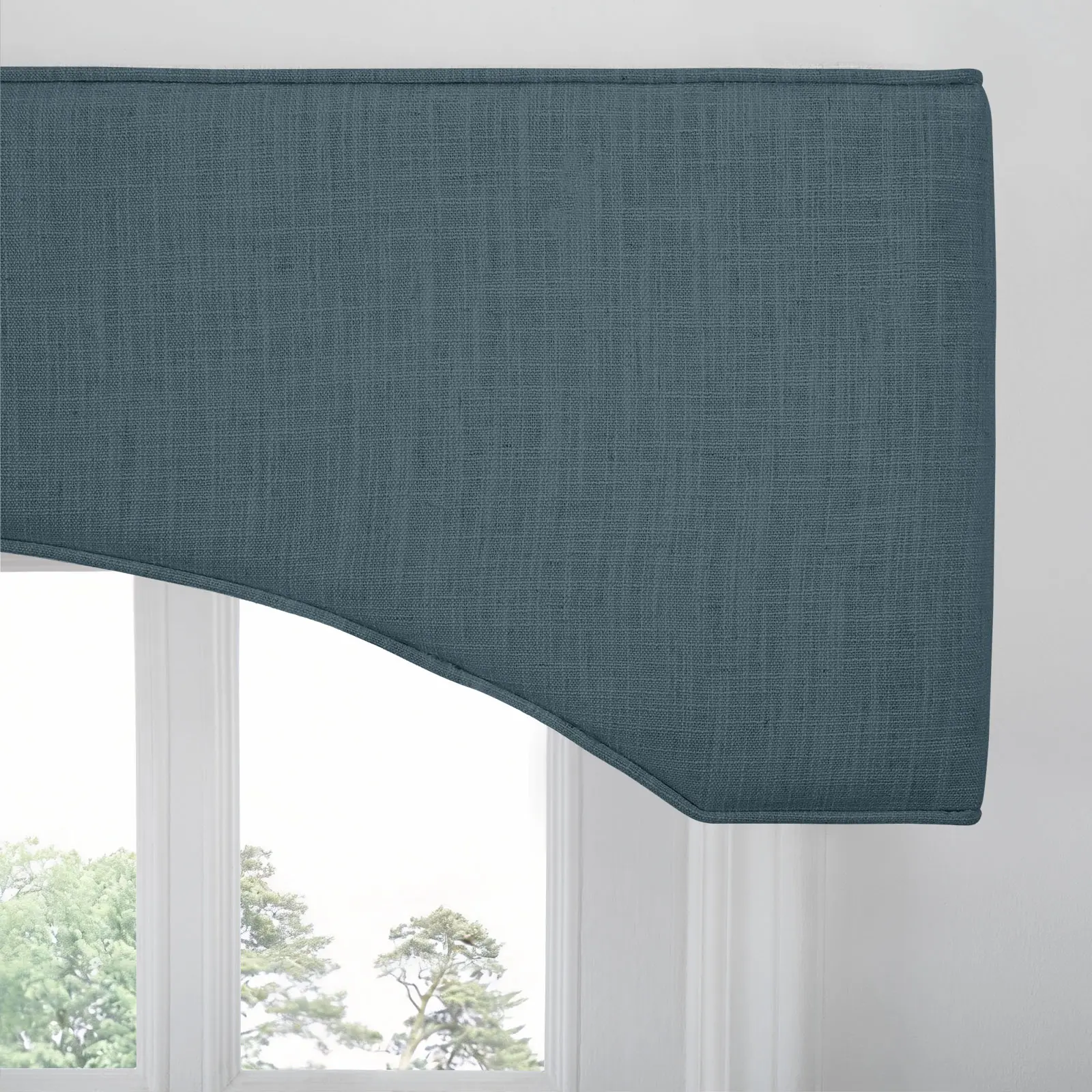 Liz Linen Arched Cornice Board - Image 10