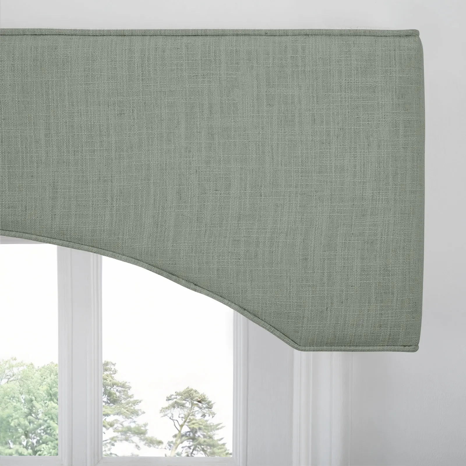 Liz Linen Arched Cornice Board - Image 102