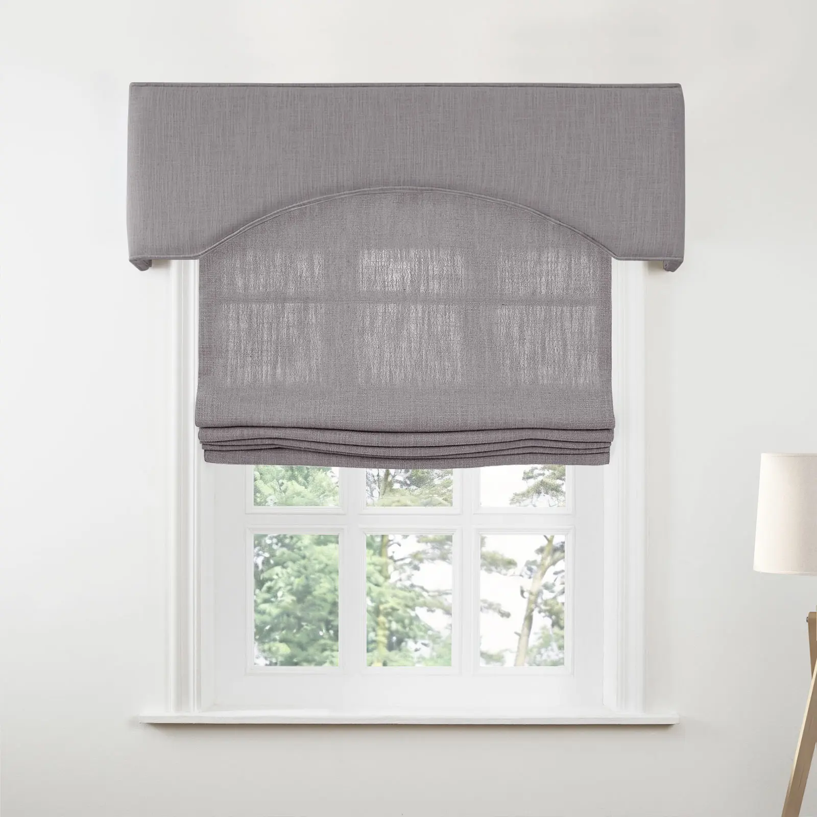 Liz Linen Arched Cornice Board - Image 107