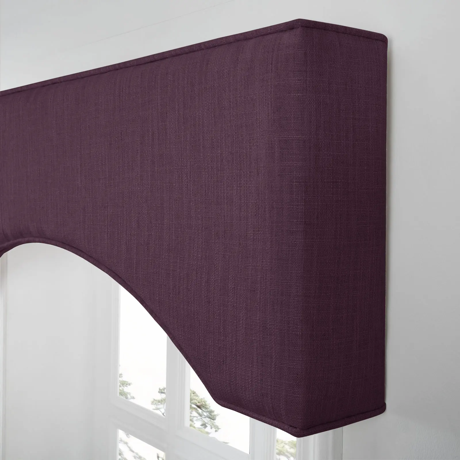 Liz Linen Arched Cornice Board - Image 117