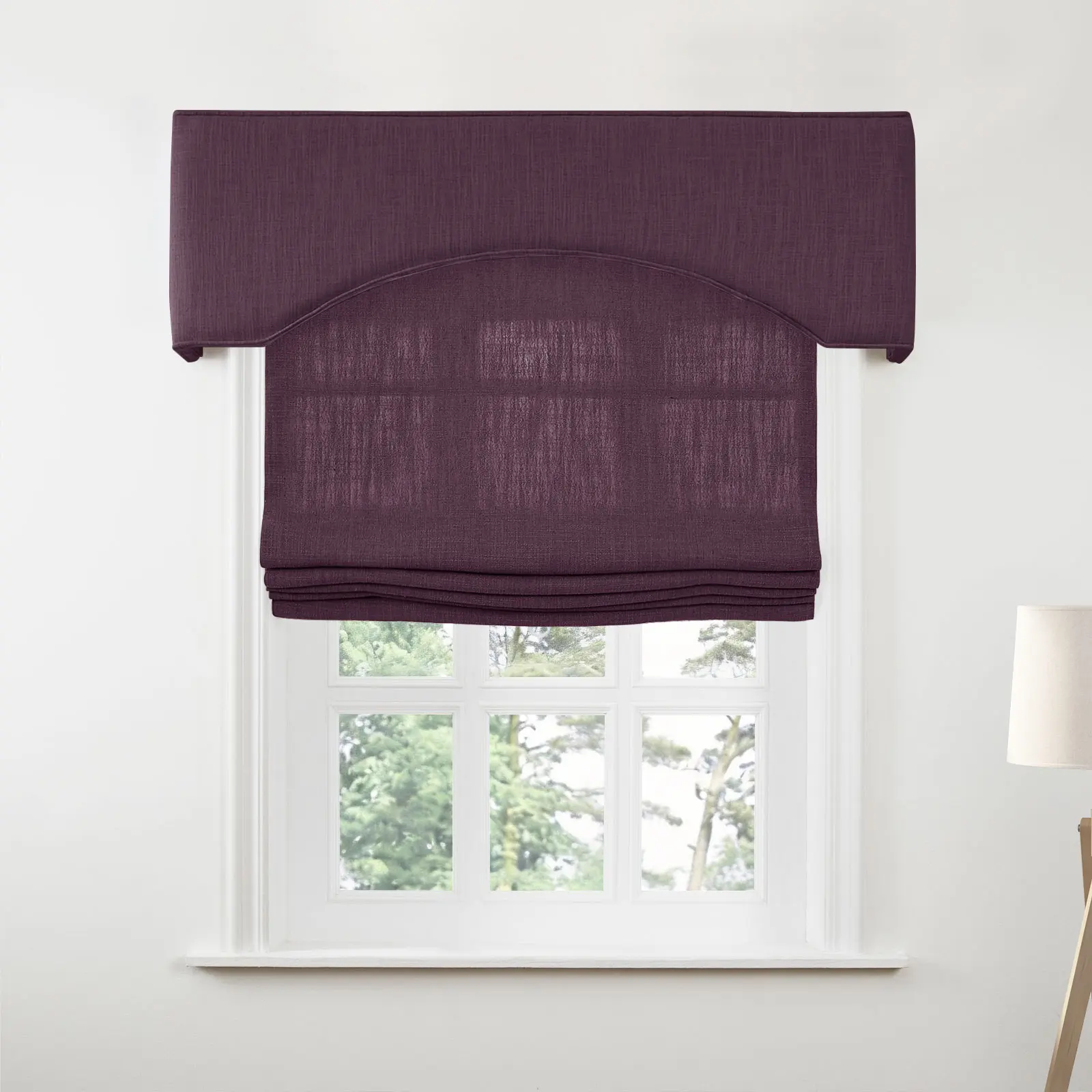 Liz Linen Arched Cornice Board - Image 119