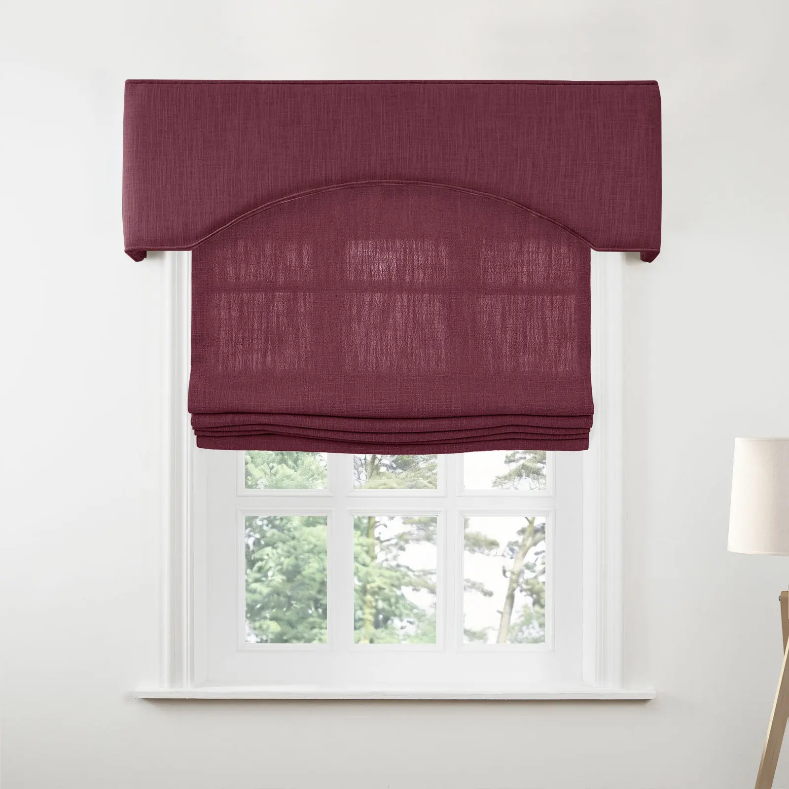 Liz Linen Arched Cornice Board - Image 127