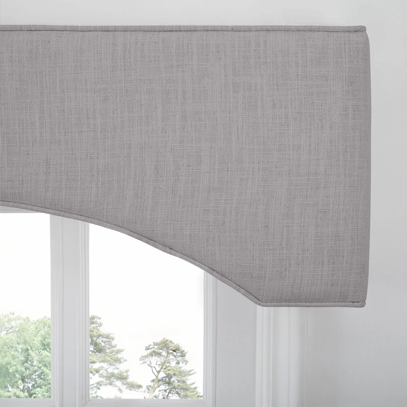Liz Linen Arched Cornice Board - Image 130