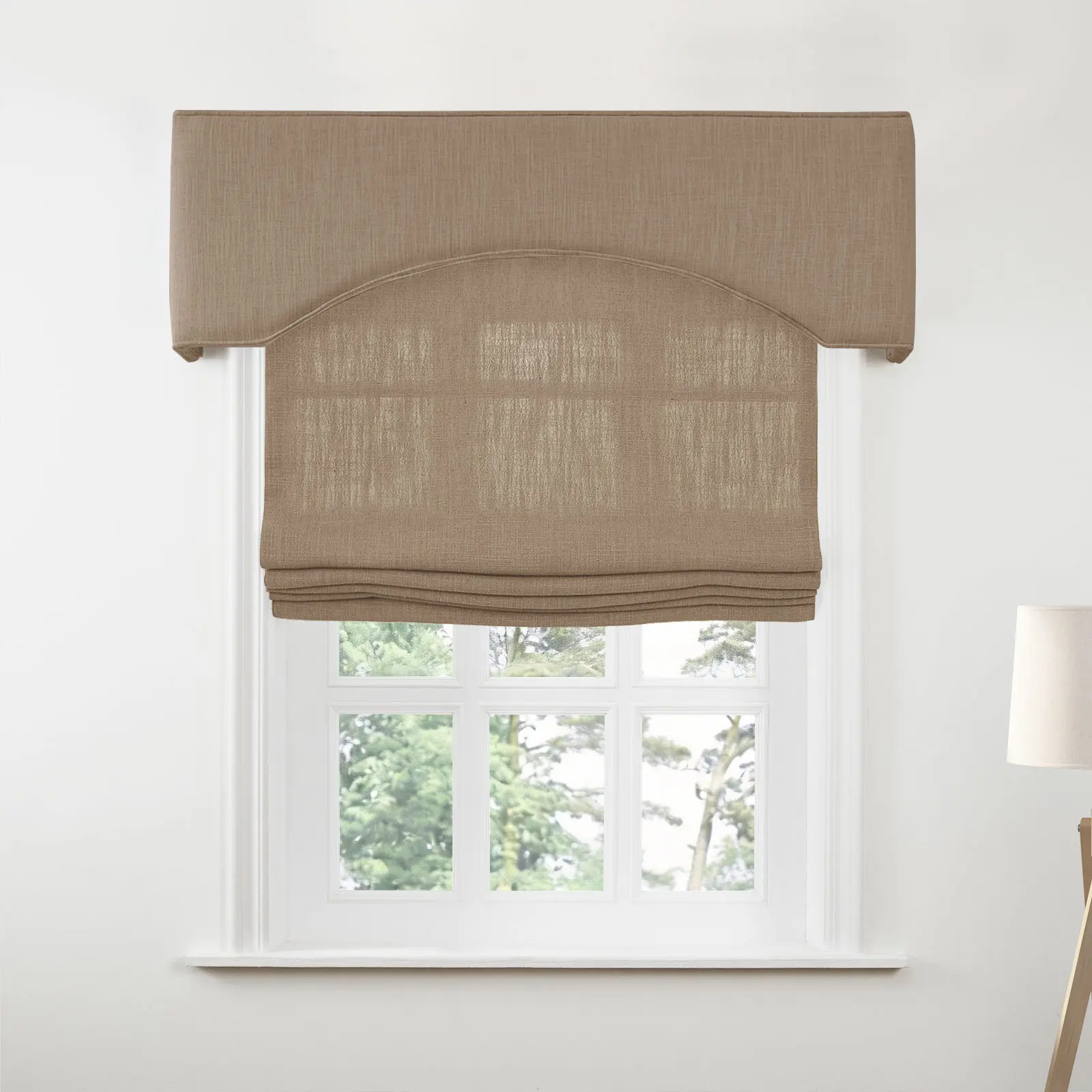 Liz Linen Arched Cornice Board - Image 135