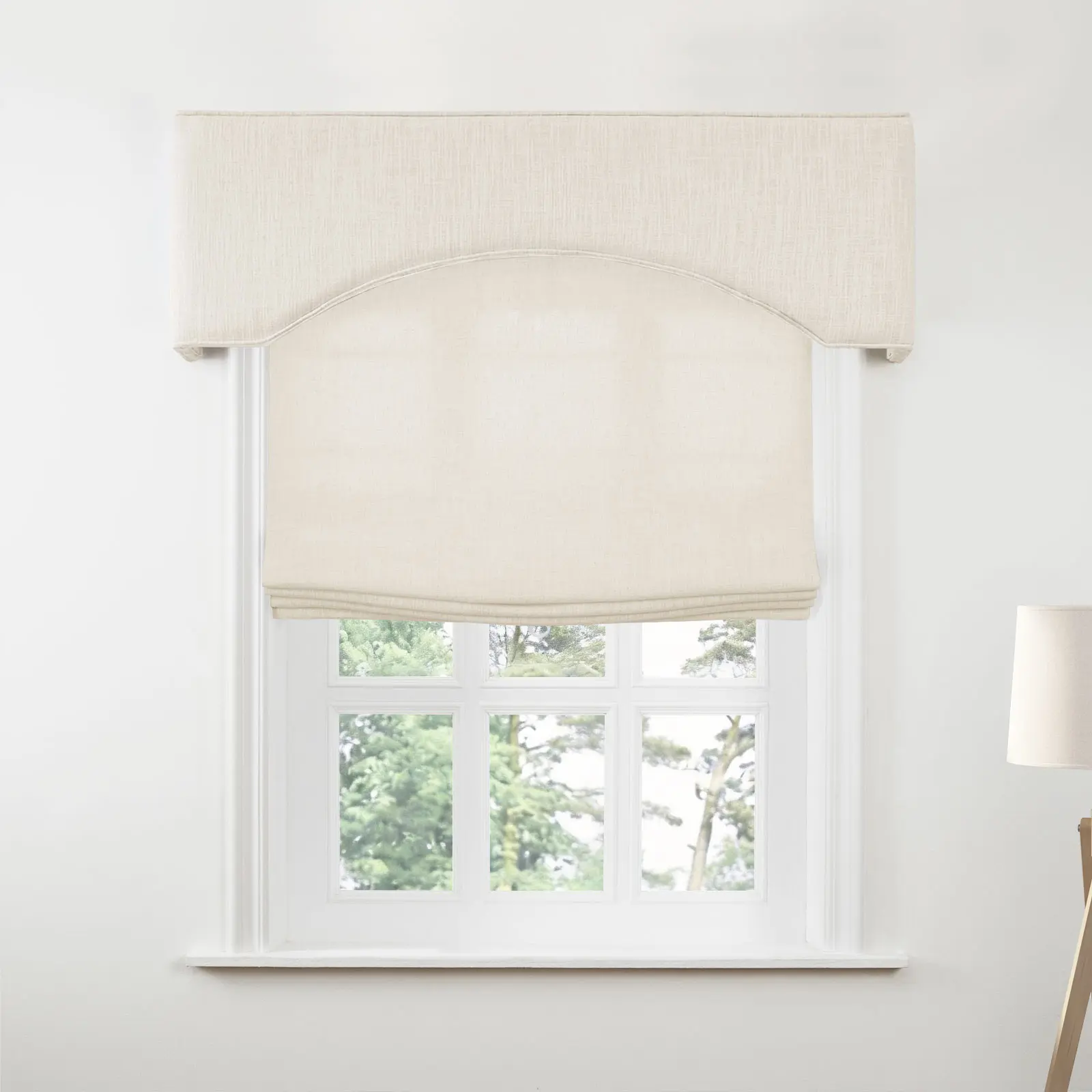Liz Linen Arched Cornice Board - Image 139