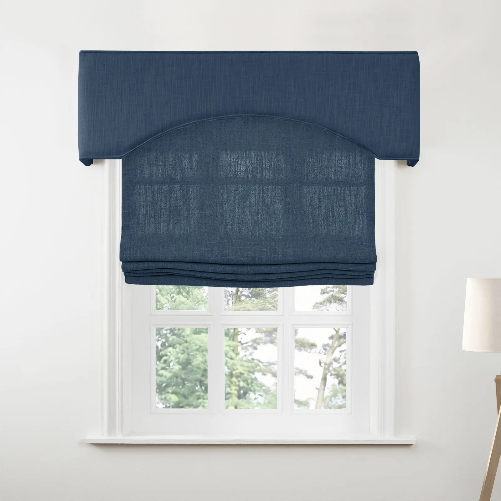 Liz Linen Arched Cornice Board - Image 91