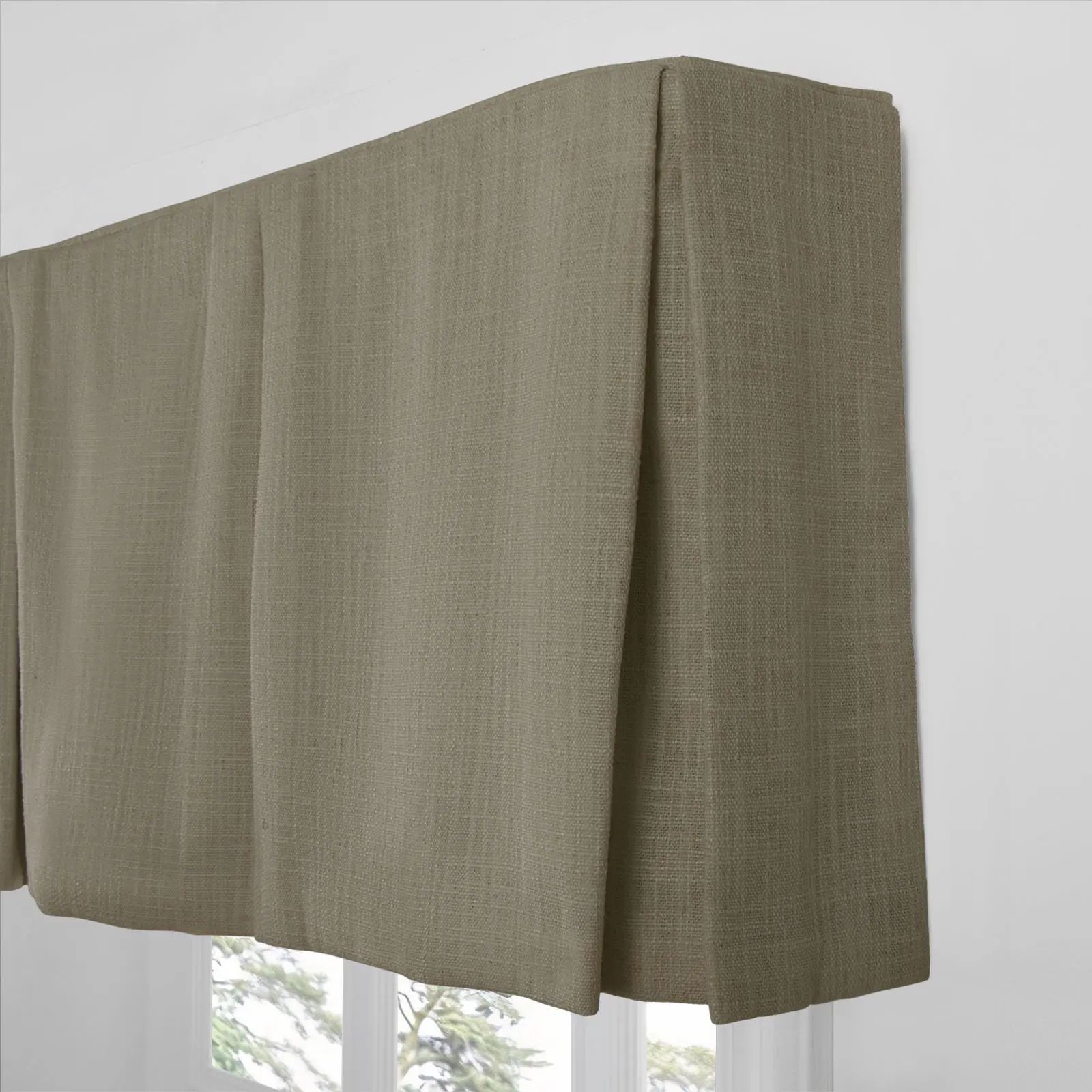 Liz Linen Board Mounted Box Pleat Valance - Image 115