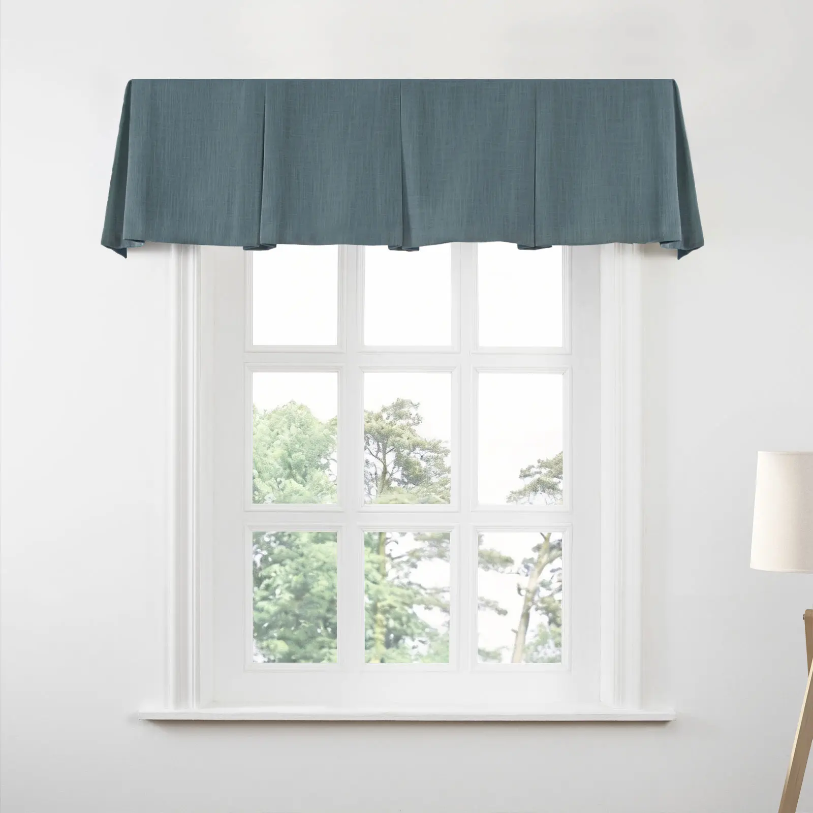 Liz Linen Board Mounted Box Pleat Valance - Image 12