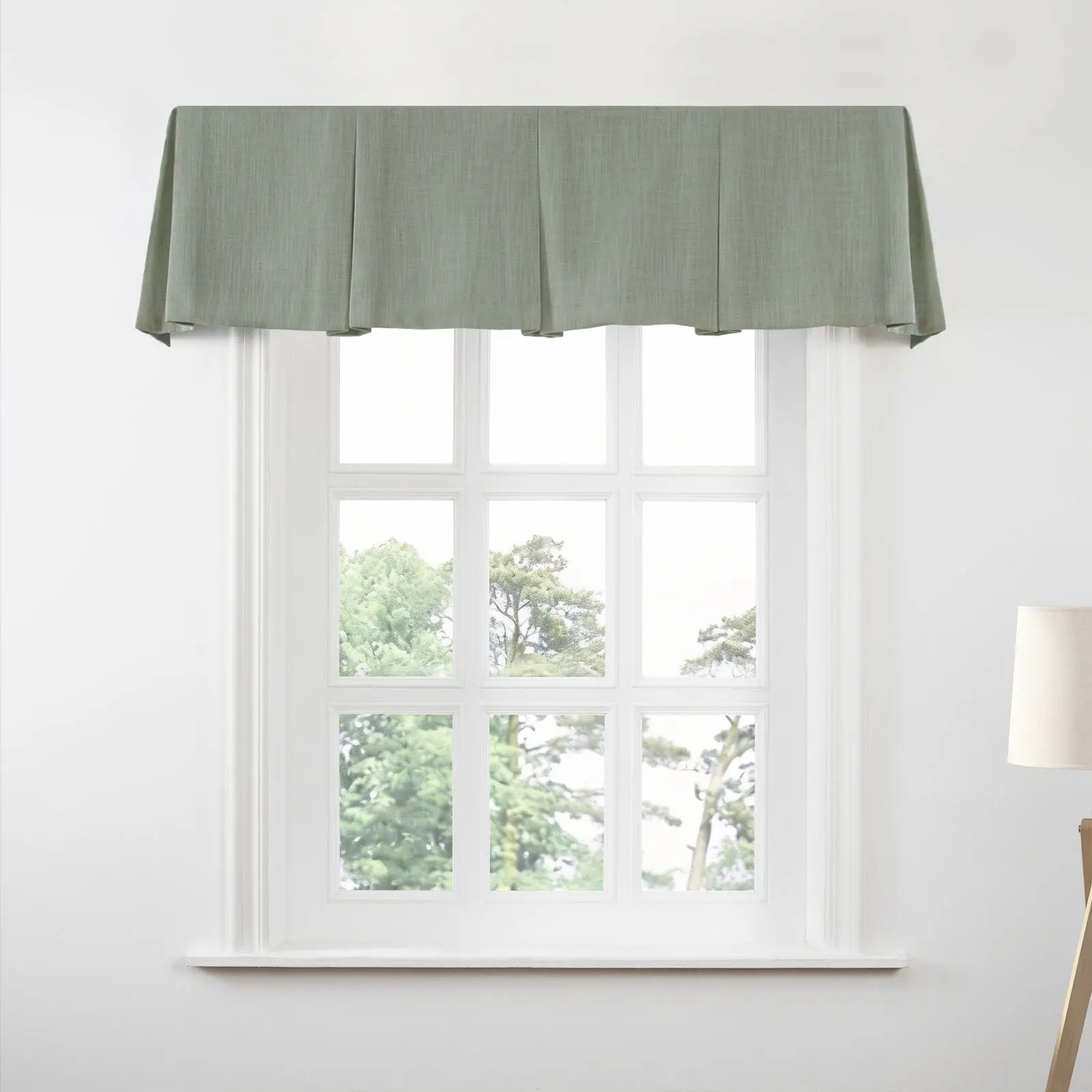 Liz Linen Board Mounted Box Pleat Valance - Image 122