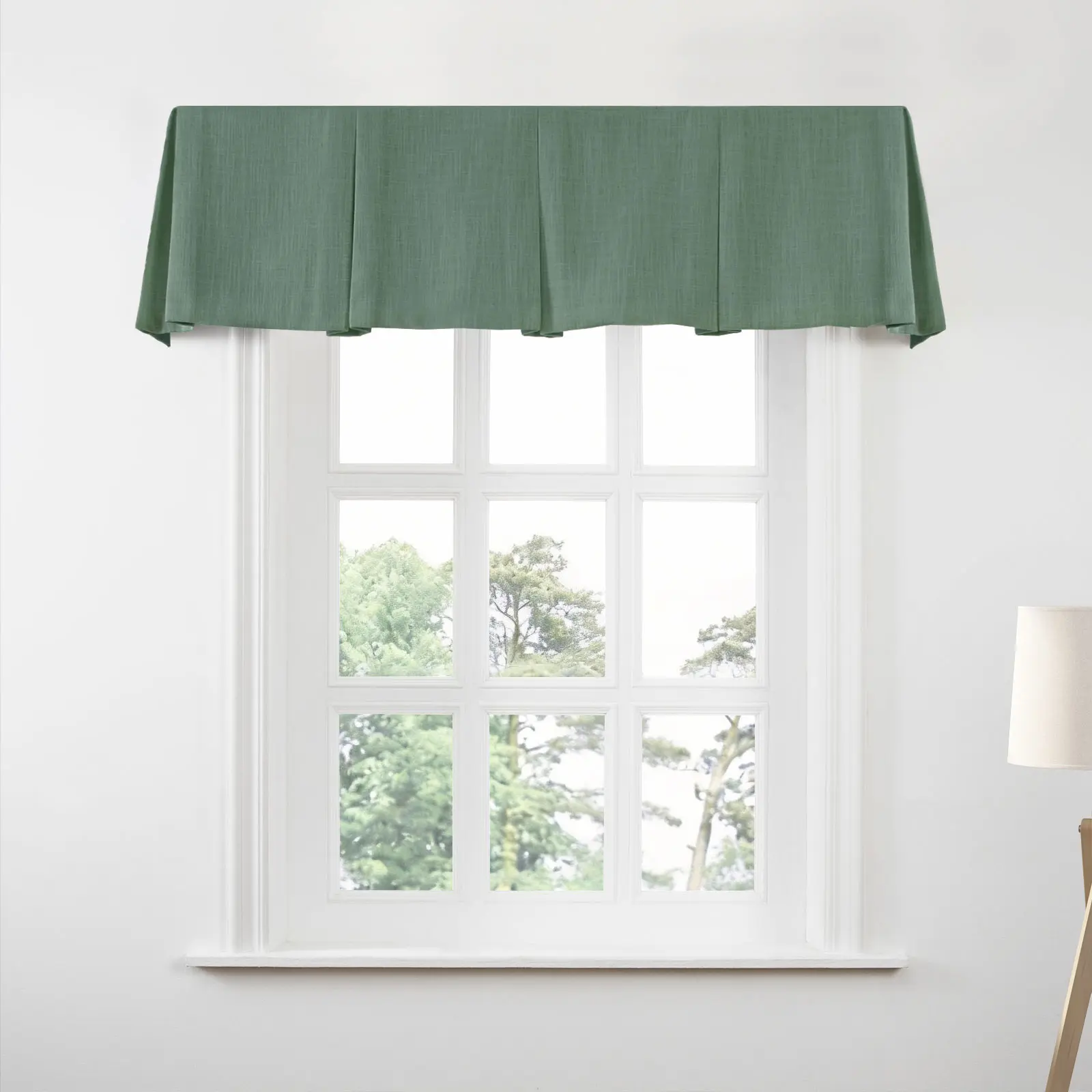 Liz Linen Board Mounted Box Pleat Valance - Image 132