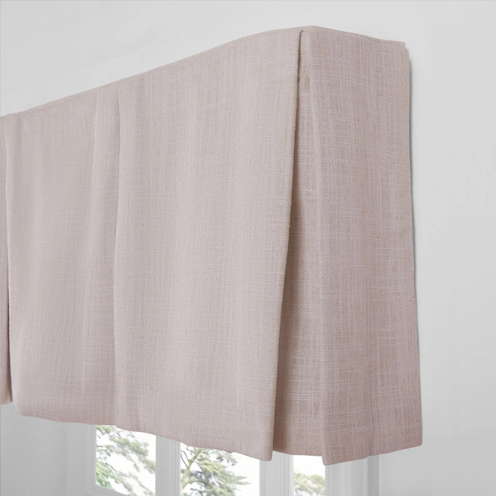 Liz Linen Board Mounted Box Pleat Valance - Image 140