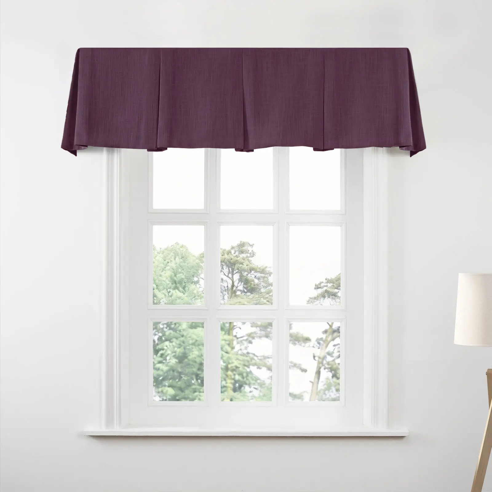 Liz Linen Board Mounted Box Pleat Valance - Image 142