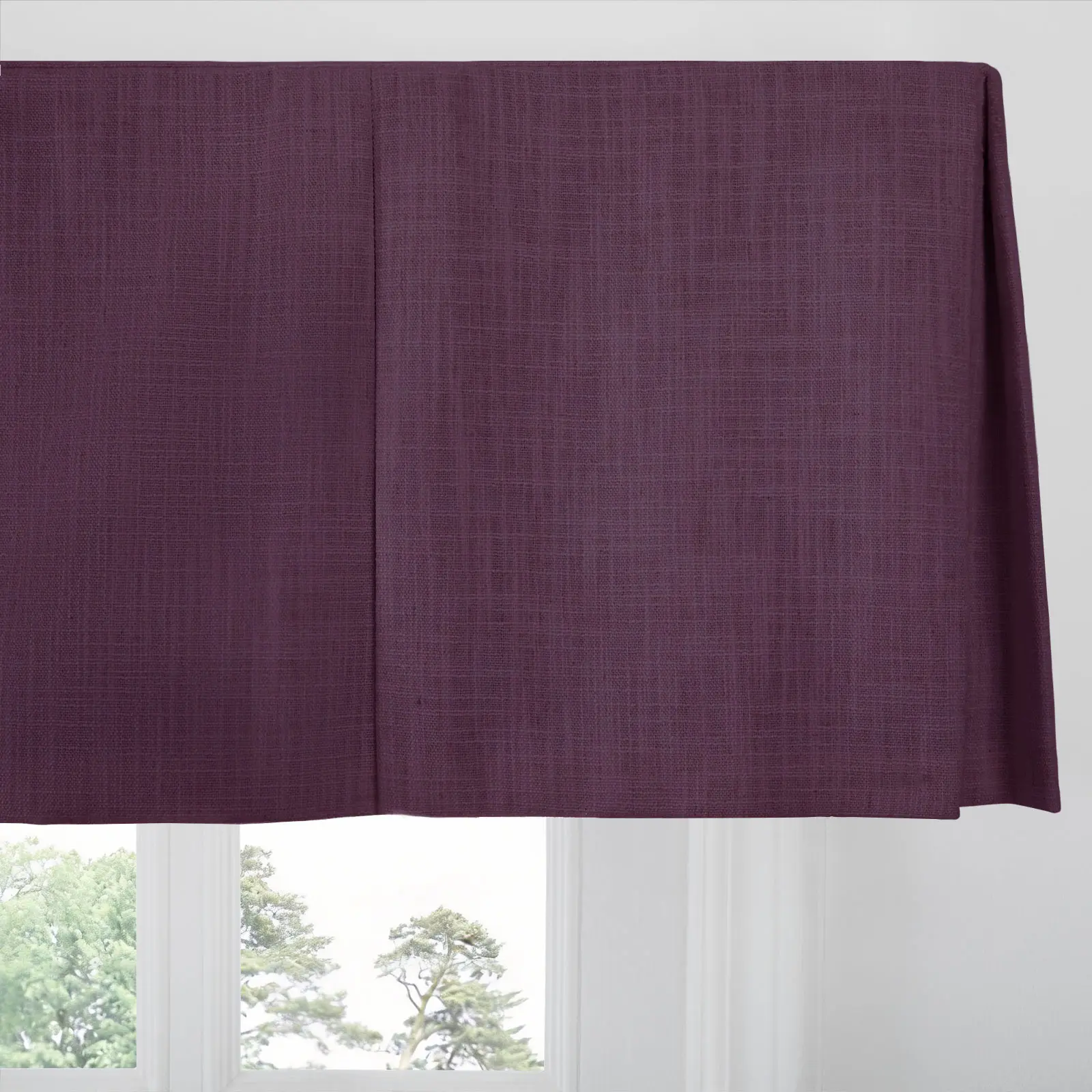 Liz Linen Board Mounted Box Pleat Valance - Image 143
