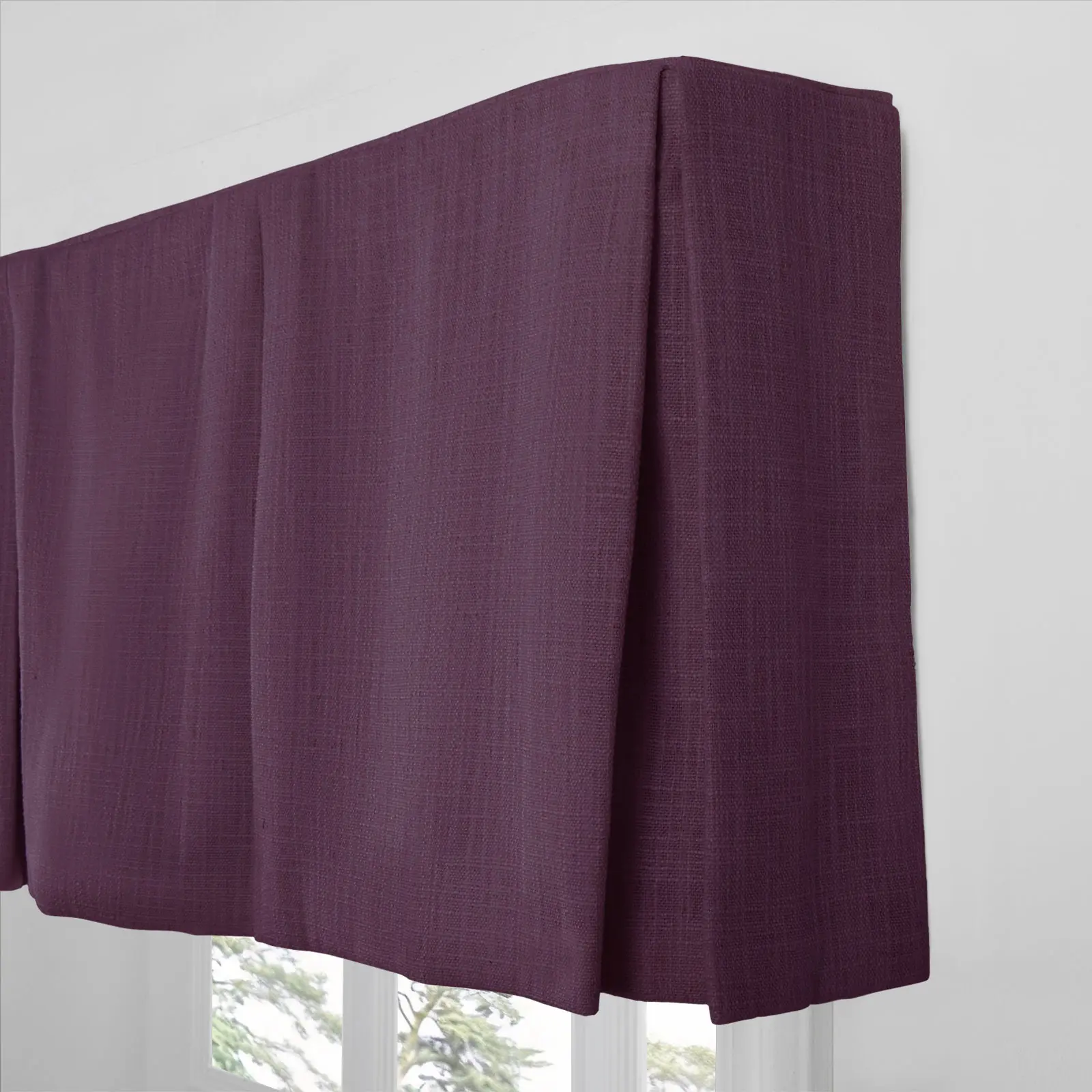 Liz Linen Board Mounted Box Pleat Valance - Image 145