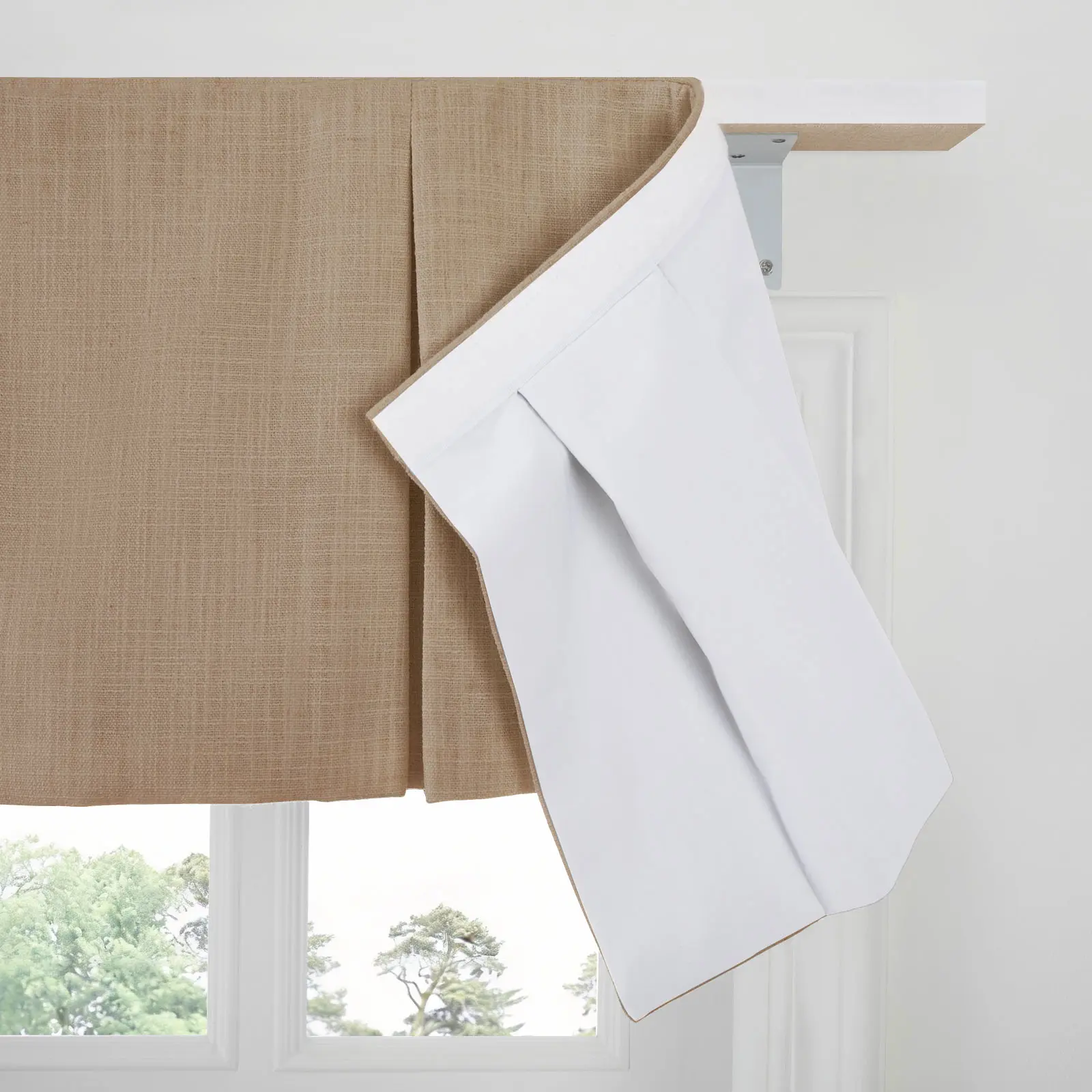 Liz Linen Board Mounted Box Pleat Valance - Image 164