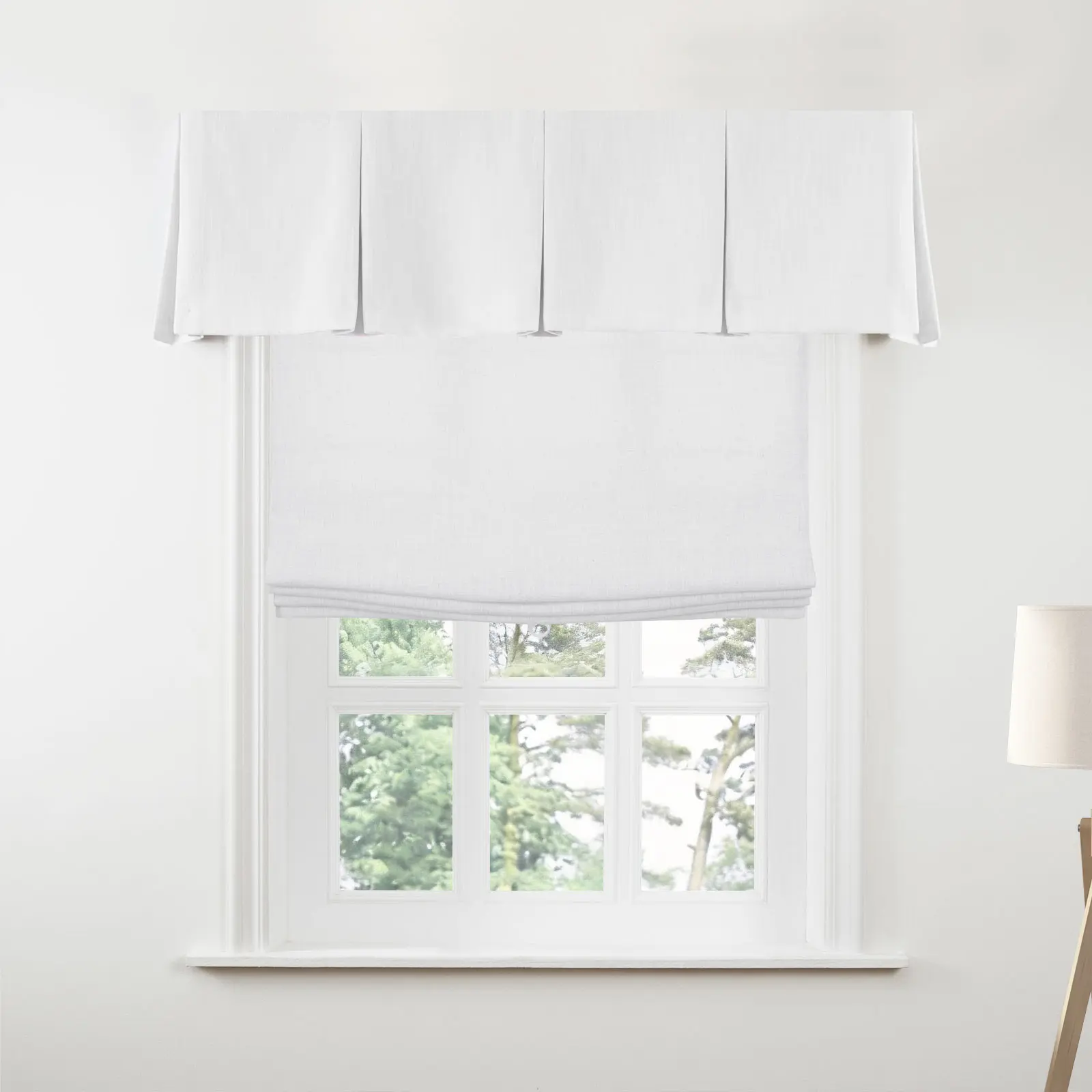 Liz Linen Board Mounted Box Pleat Valance - Image 181