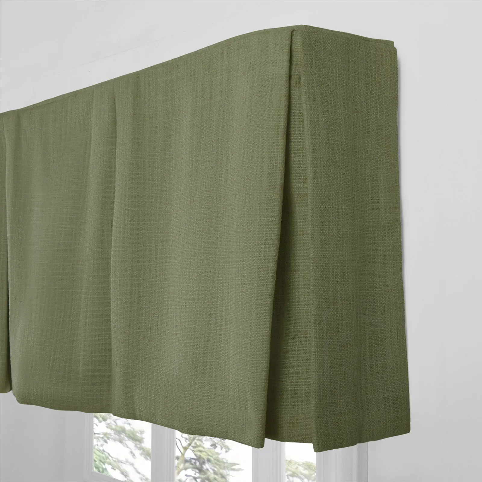 Liz Linen Board Mounted Box Pleat Valance - Image 201