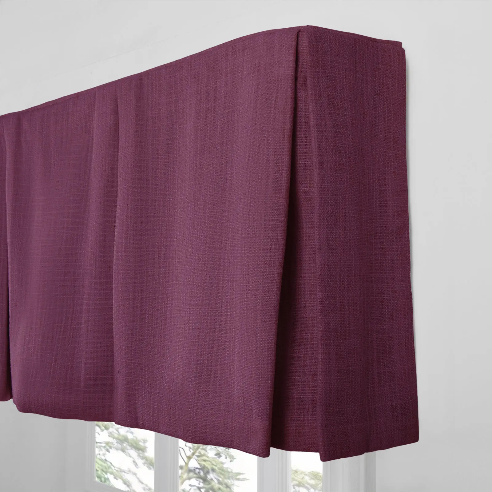 Liz Linen Board Mounted Box Pleat Valance - Image 25