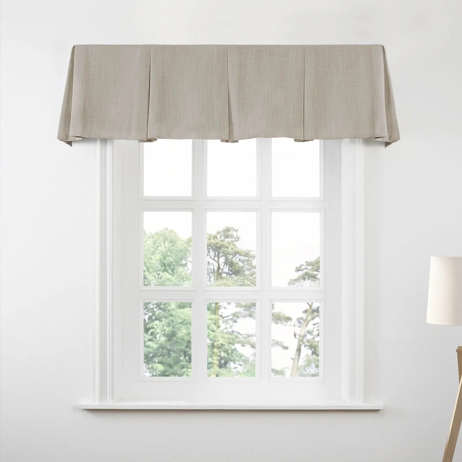 Liz Linen Board Mounted Box Pleat Valance - Image 27