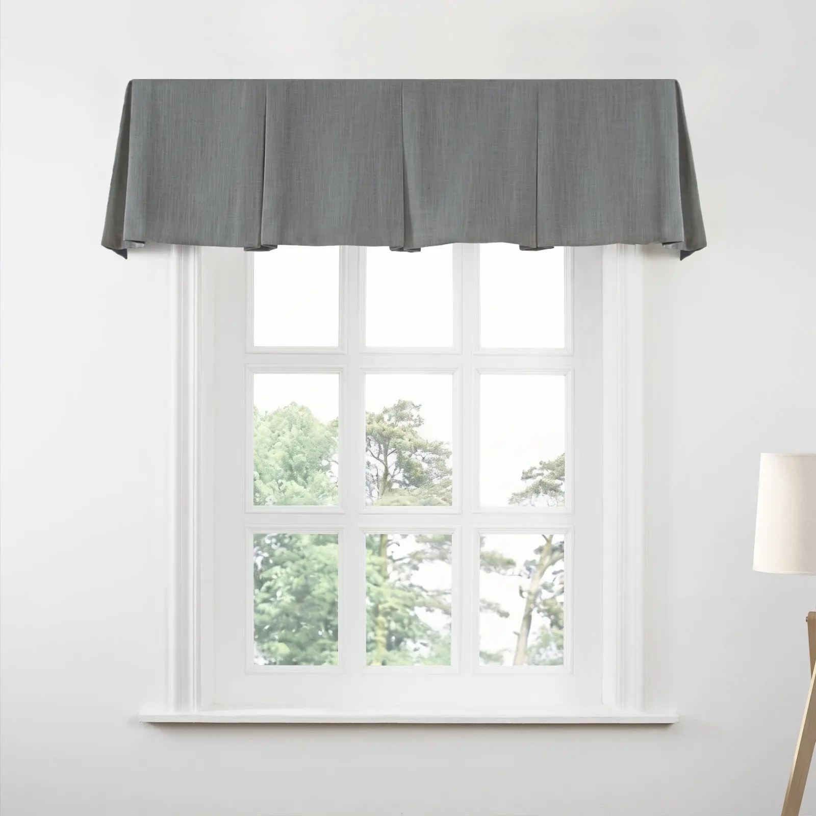 Liz Linen Board Mounted Box Pleat Valance - Image 47