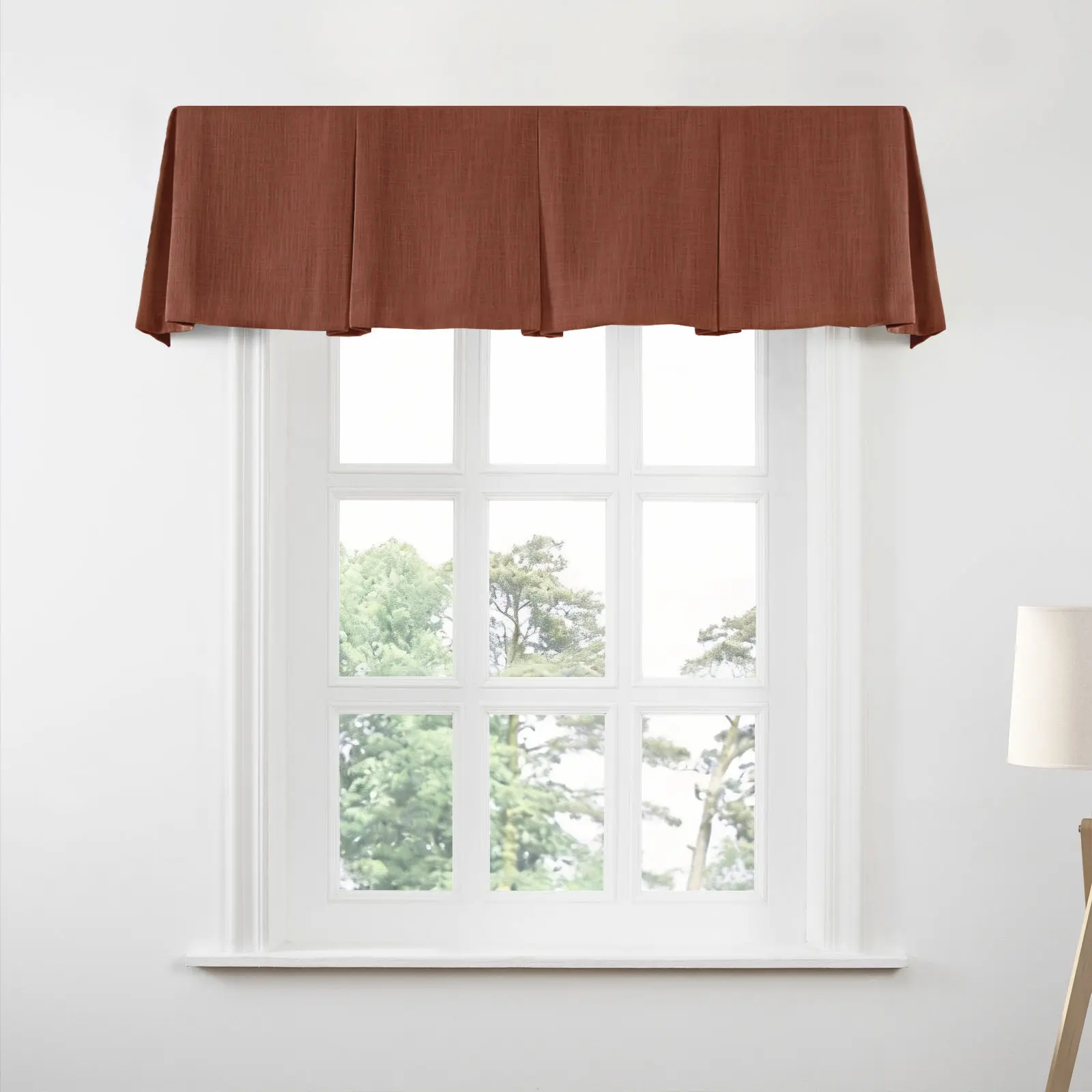 Liz Linen Board Mounted Box Pleat Valance - Image 57